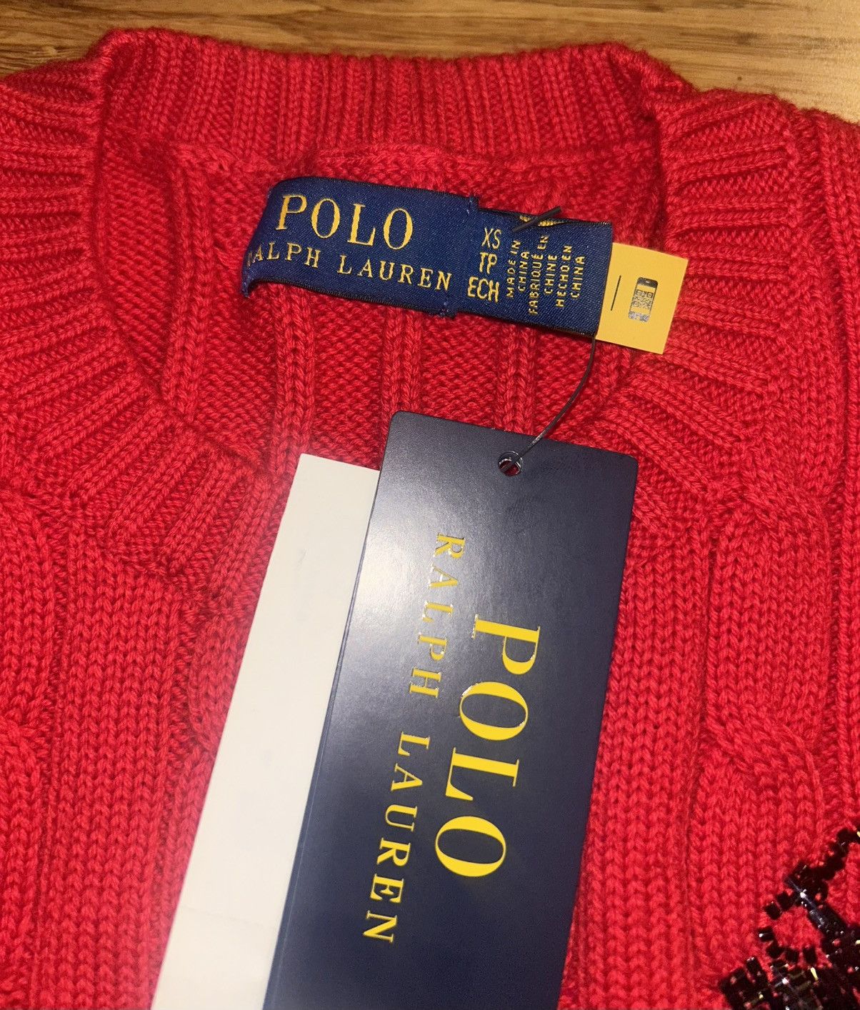 Polo Ralph Lauren Polo Ralph Lauren Short Sleeve Cable Knit Sweater Bead Pony Size XS / US 0-2 / IT 36-38 - 2 Thumbnail