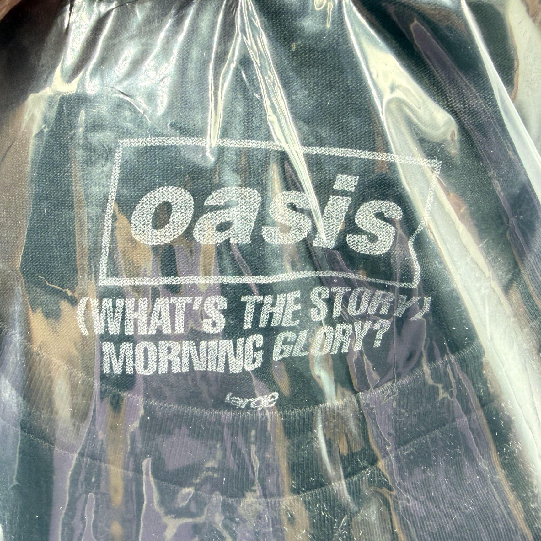 Vintage Oasis T-Shirt Unisex Adults Large Black 30th Anniversary Limited Edition Wonderwall Silhouette 90s Band Britpop Logo Graphic Print Size US L / EU 52-54 / 3 - 3 Thumbnail