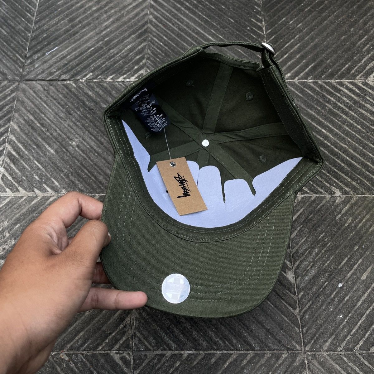 Stussy STUSSY " BASIC STOCK " LOW PRO CAP // FOREST Size ONE SIZE - 5 Thumbnail