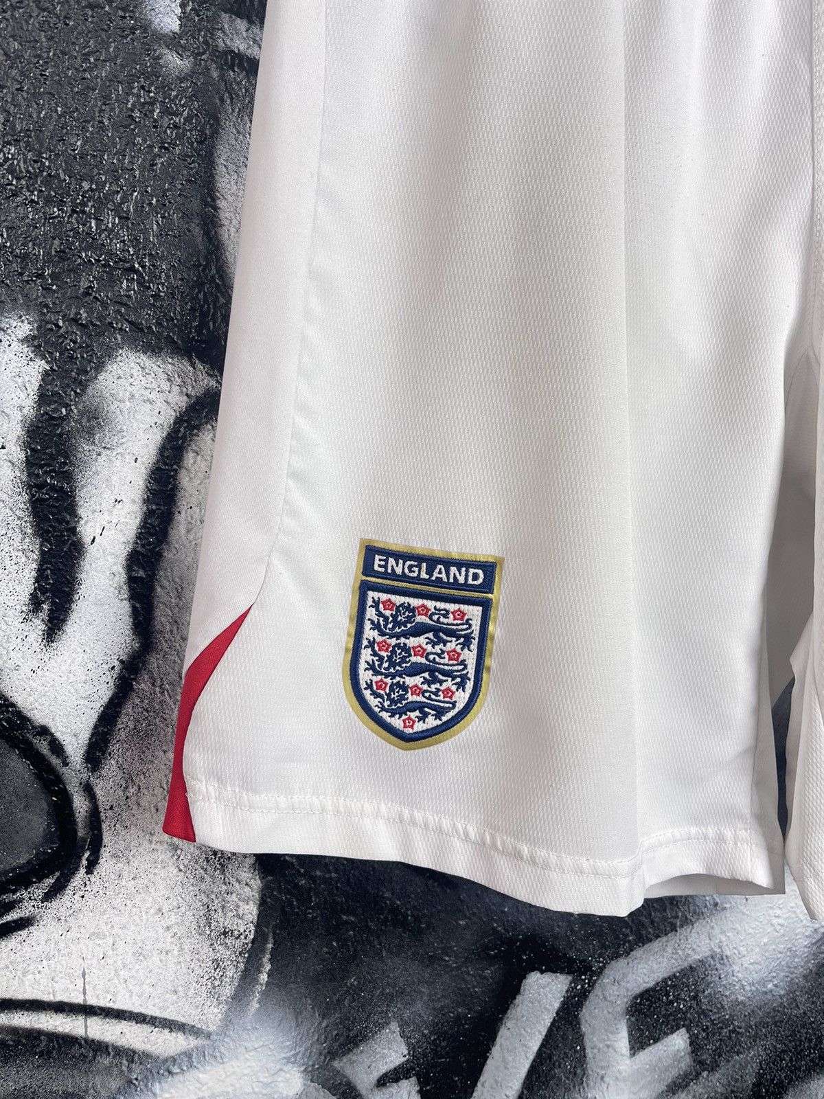 Umbro Umbro England National Football Team Vintage White Soccer Shorts Men’s Size XL Size US 36 / EU 52 - 3 Thumbnail
