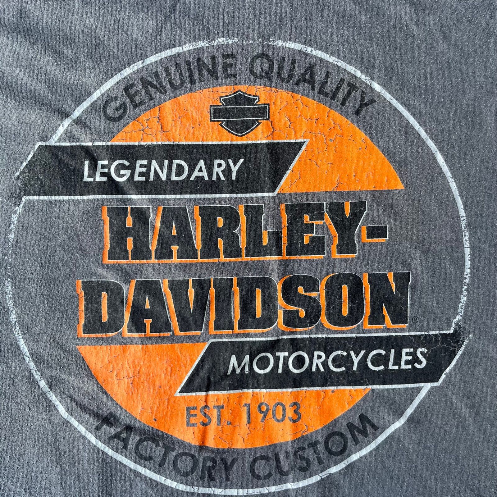 Vintage VINTAGE HARLEY DAVIDSON BIKER Y2K GRAY SHIRT SALEM 2XL Size US XXL / EU 58 / 5 - 3 Thumbnail