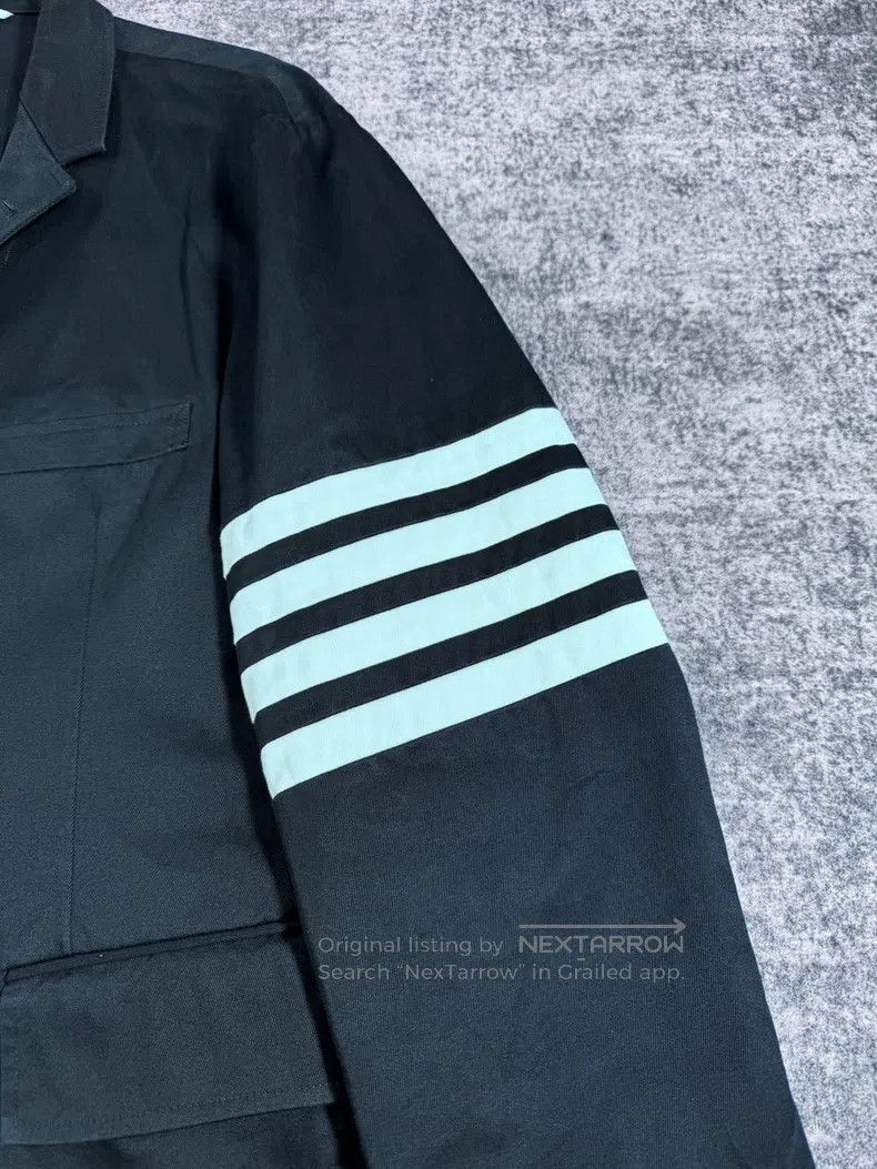 Thom Browne Thom Browne size 3 Blue Navy Collar Jacket Size 36R - 6 Thumbnail