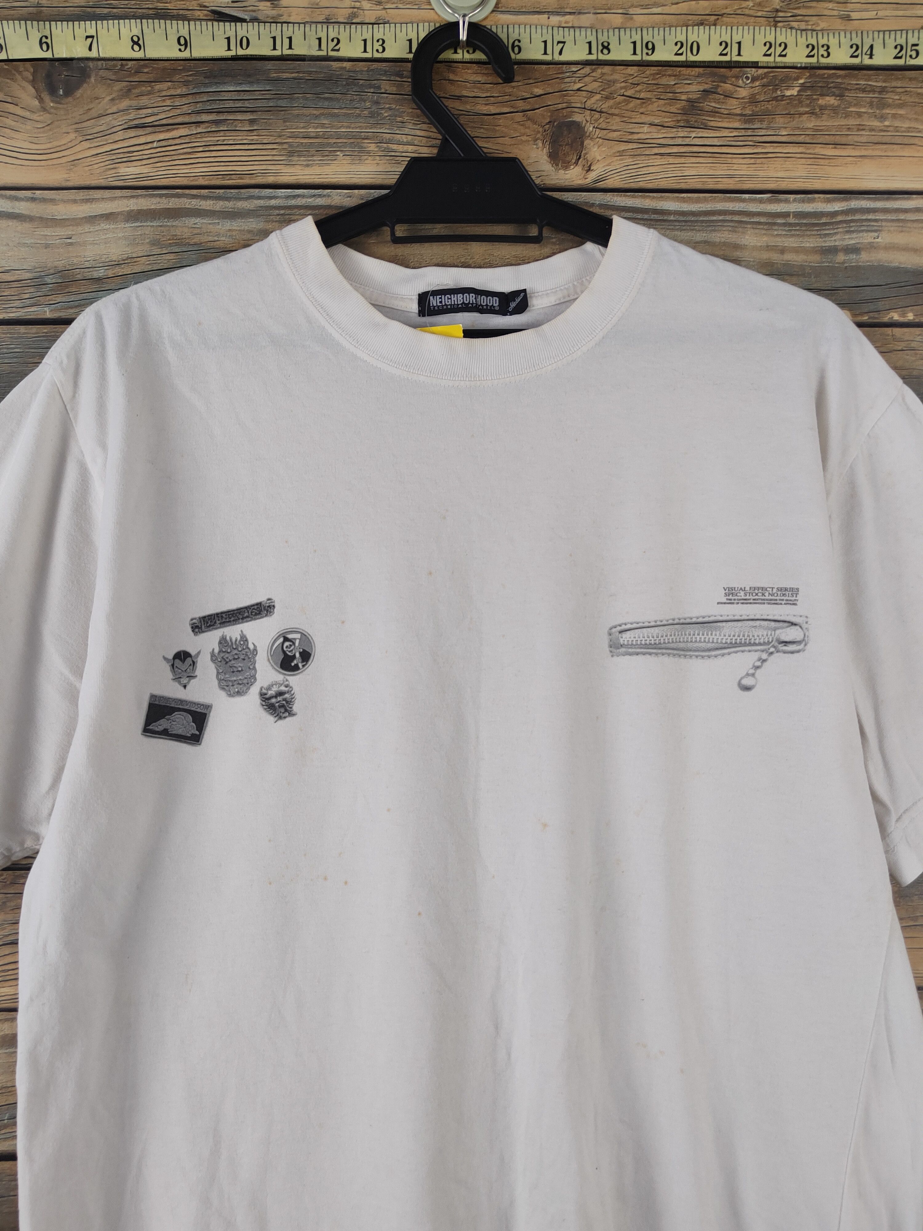 Neighborhood DL Neighborhood White Short Sleeve T-shirt #2055 Size US M / EU 48-50 / 2 - 2 Thumbnail