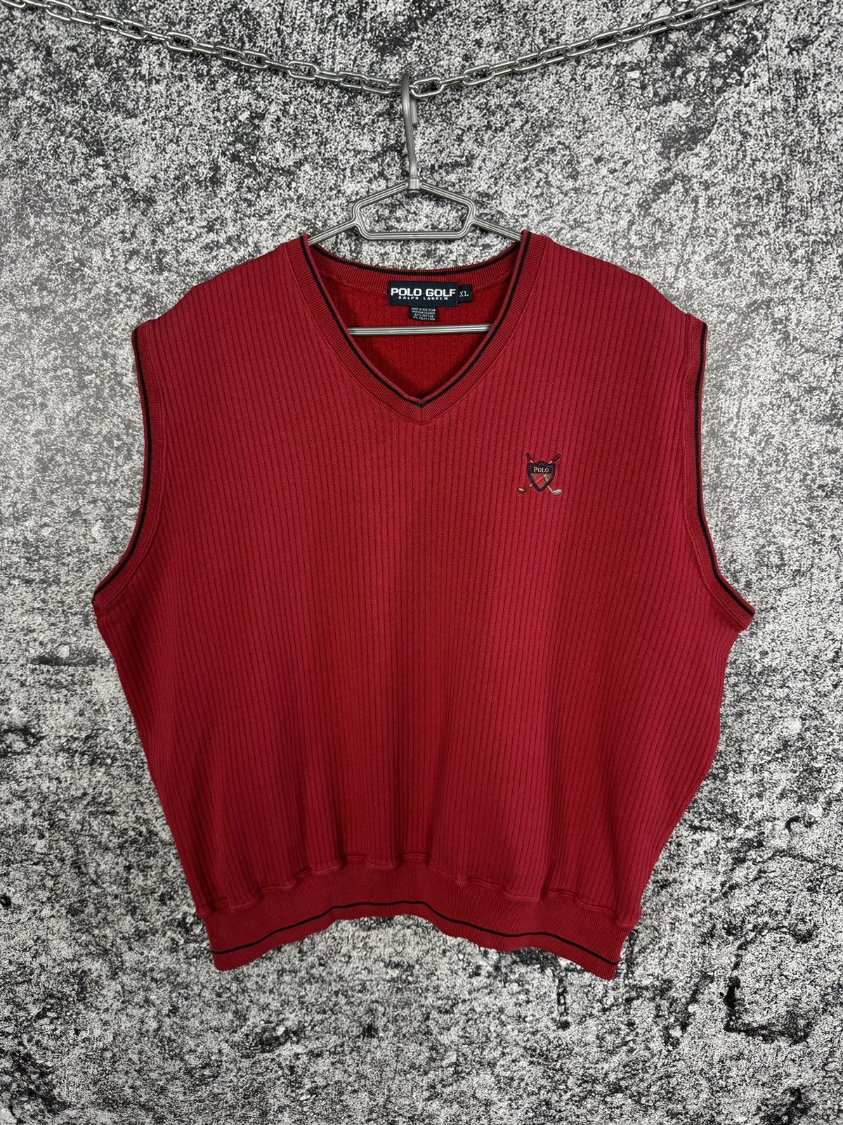 Ralph Lauren Polo Golf Ralph Lauren Vest Vintage Sleeveless Sweatshirt XL Size US XL / EU 56 / 4 - 1 Thumbnail