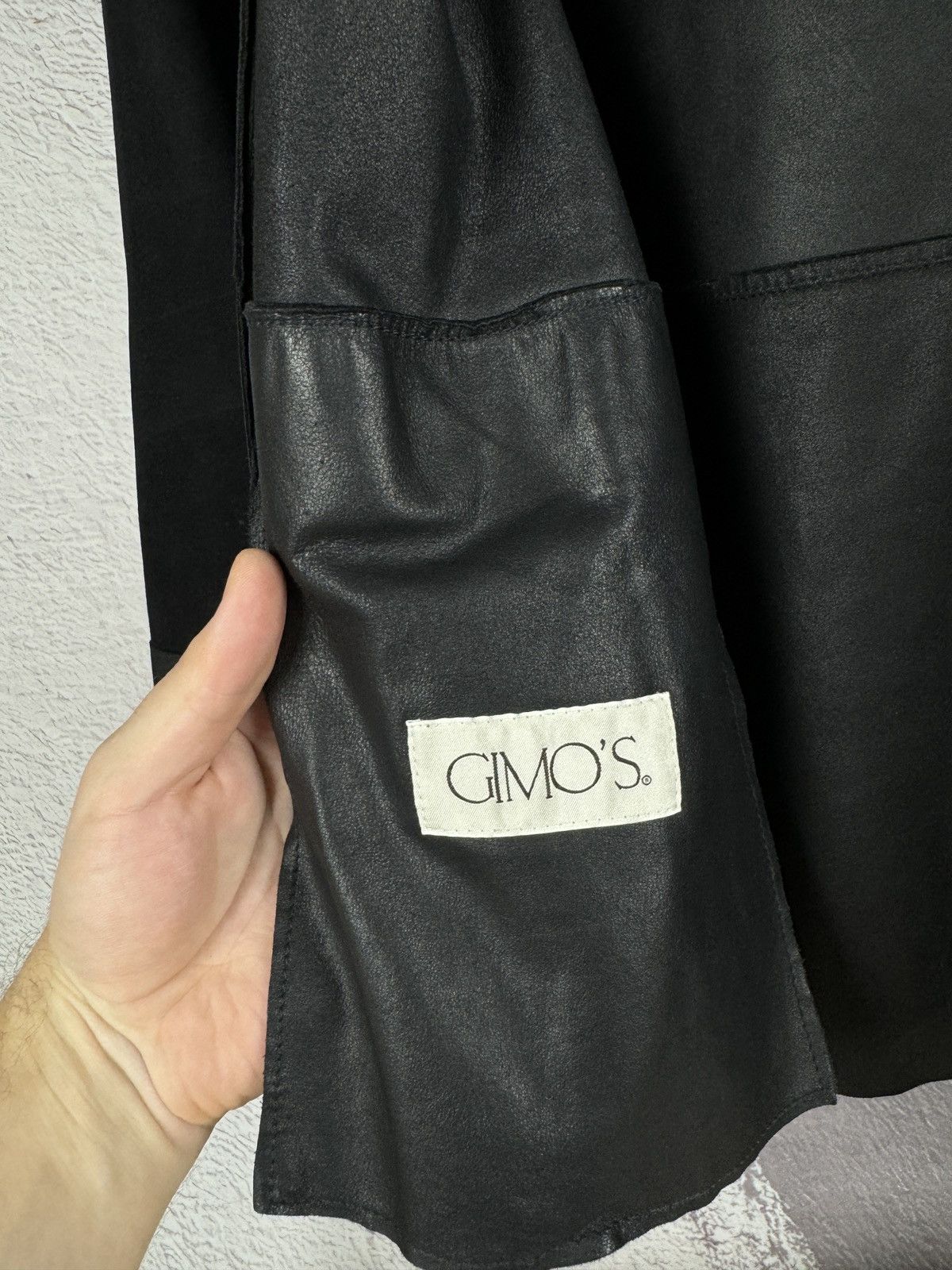 Gimo's Gimo’s black premium suede leather 2 pocket jacket Size M / US 6-8 / IT 42-44 - 14 Thumbnail