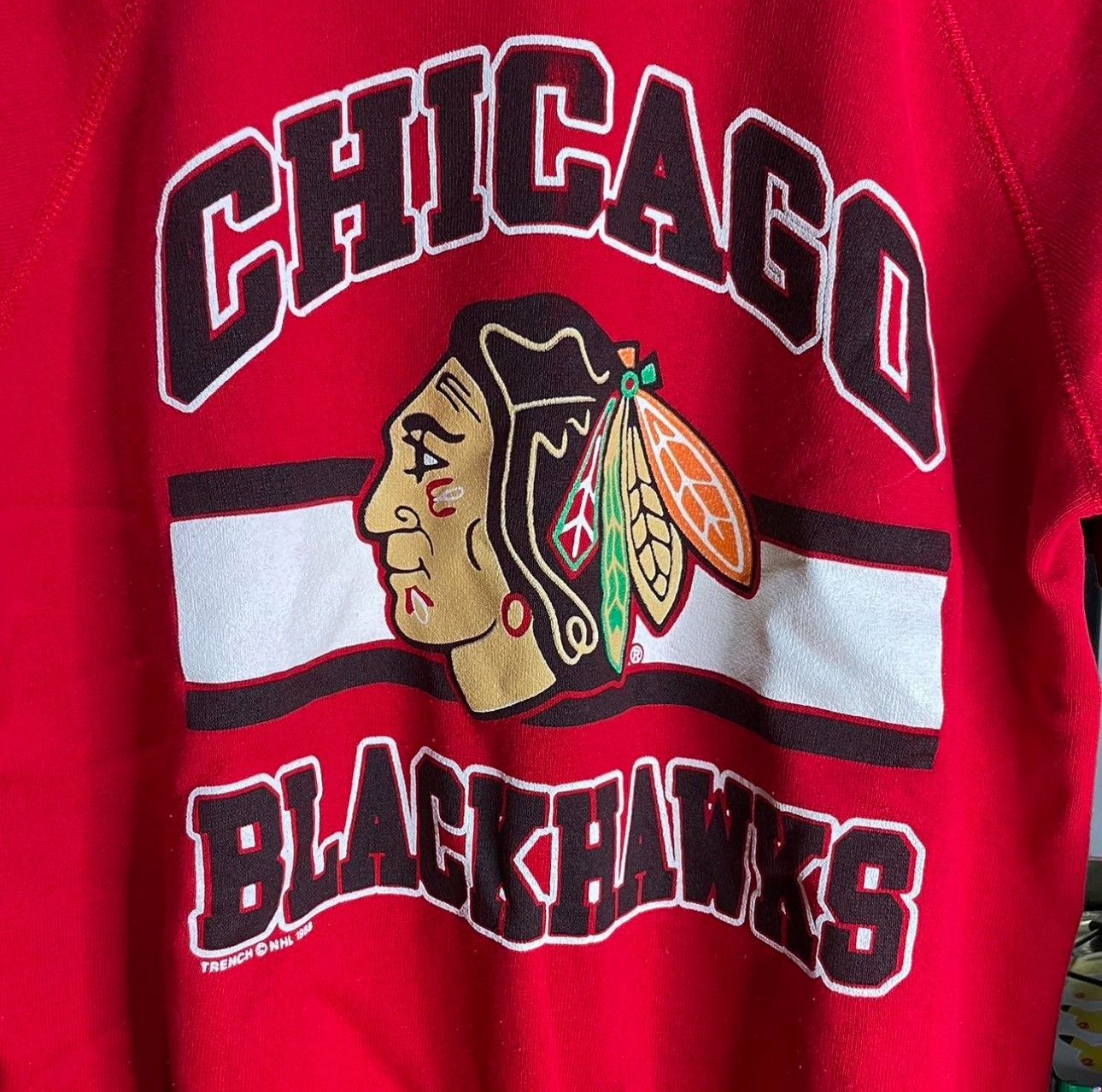 NHL Vintage Chicago Blackhawks Logo 1988 NHL Hockey Crewneck Size US S / EU 44-46 / 1 - 2 Thumbnail
