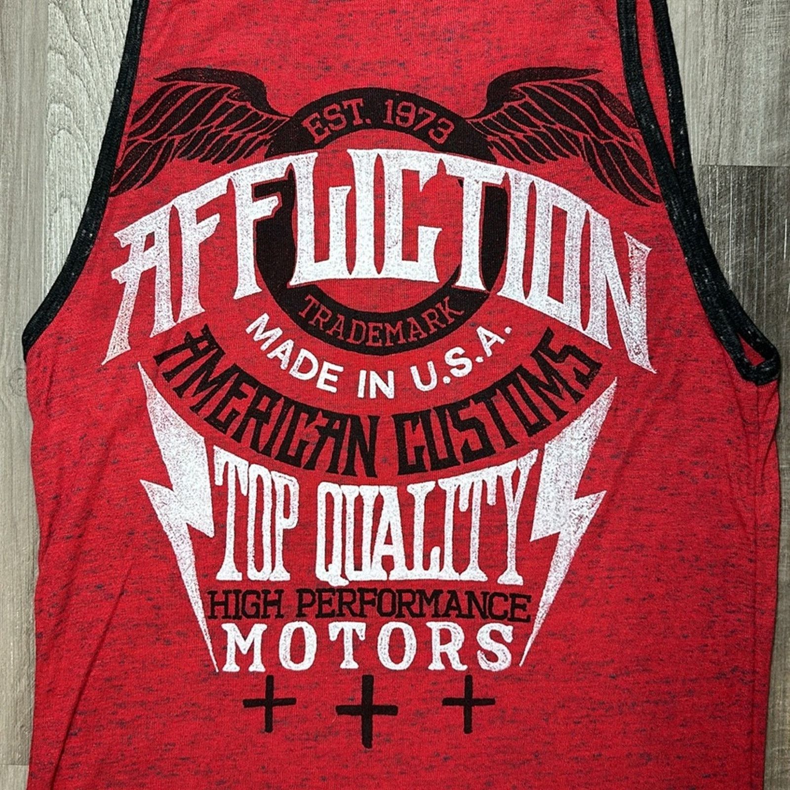 Affliction Affliction Motors American Customs Tank (NWOT) - Small Size US S / EU 44-46 / 1 - 3 Thumbnail