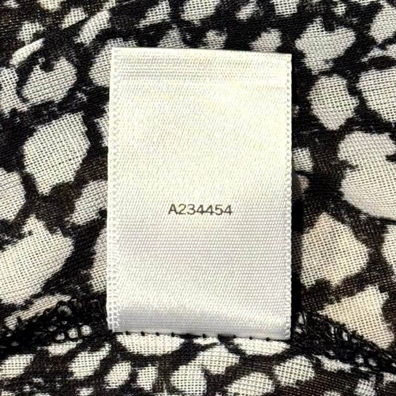 Other Susan Graver Sheer Cardigan Black White Plus 2X Open Front Size XXL / US 16-18 / IT 52-54 - 6 Thumbnail