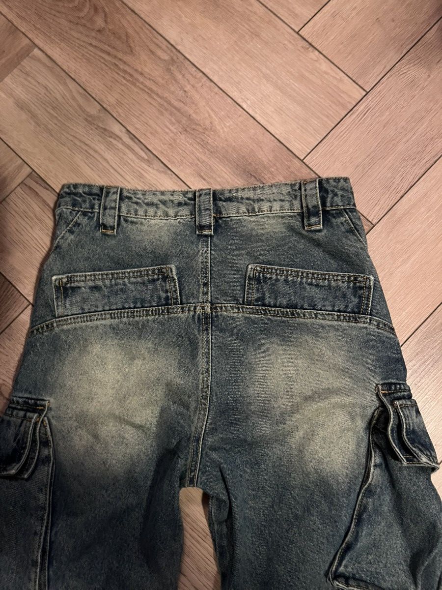 Other 11KN Cargo Denim Jeans – Washed Blue Size US 30 / EU 46 - 4 Thumbnail