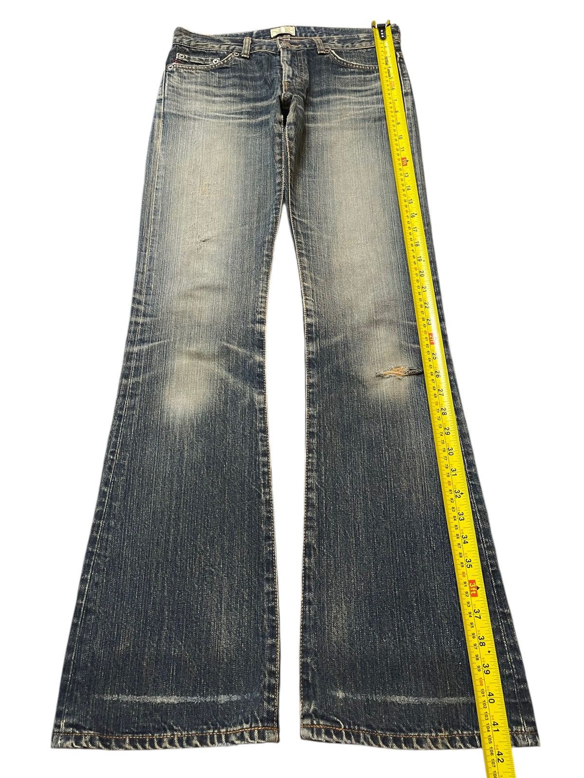 Edwin Vintage Edwin Blue Faded Wash Style Flare Jeans Size US 30 / EU 46 - 12 Thumbnail