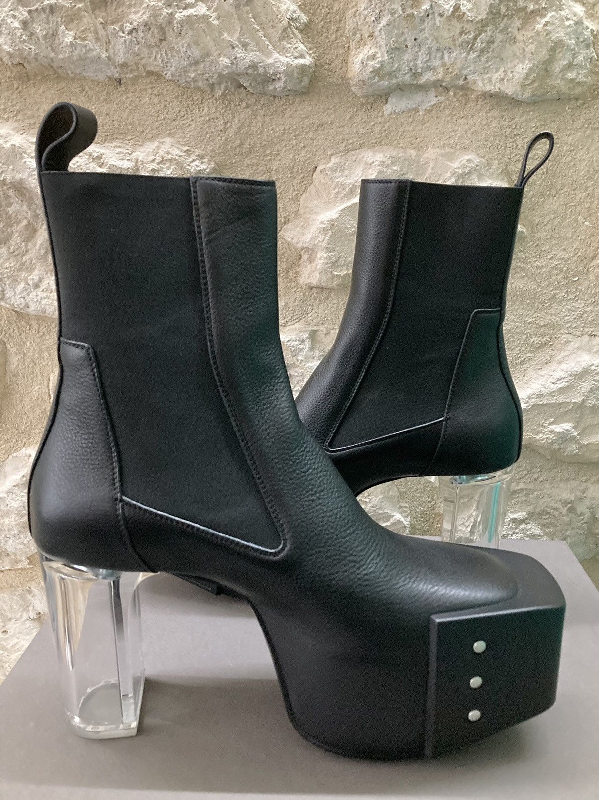Rick Owens Rick Owens Kiss Boots 42 / Eggplant Beveled Platforms