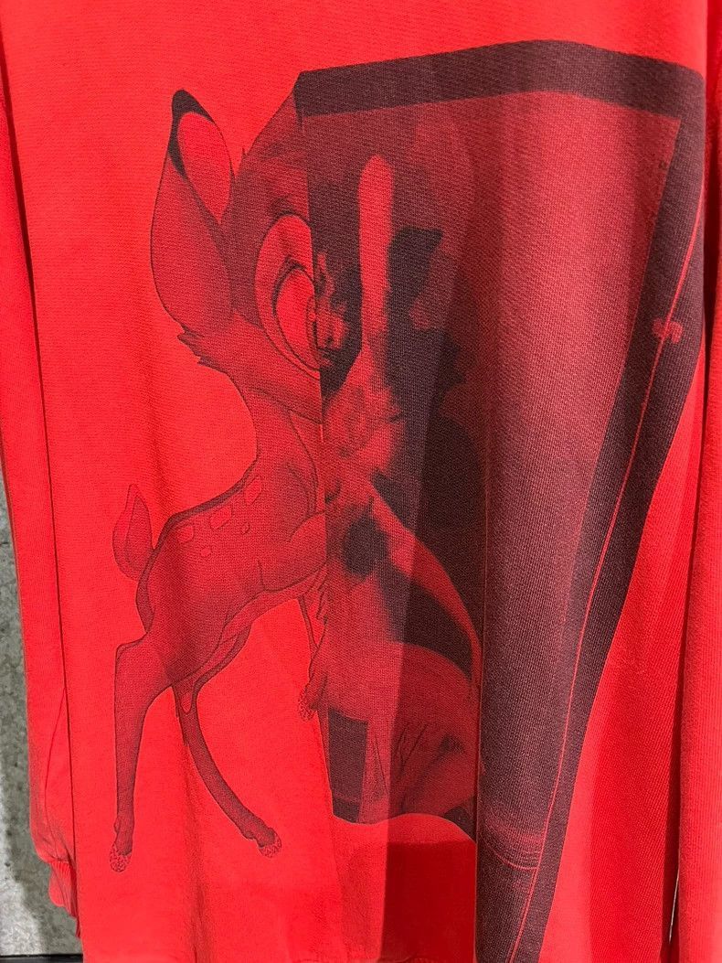 Givenchy Givenchy Givenchy Red Bambi Sweatshirt Size S -2507 Size US S / EU 44-46 / 1 - 5 Thumbnail