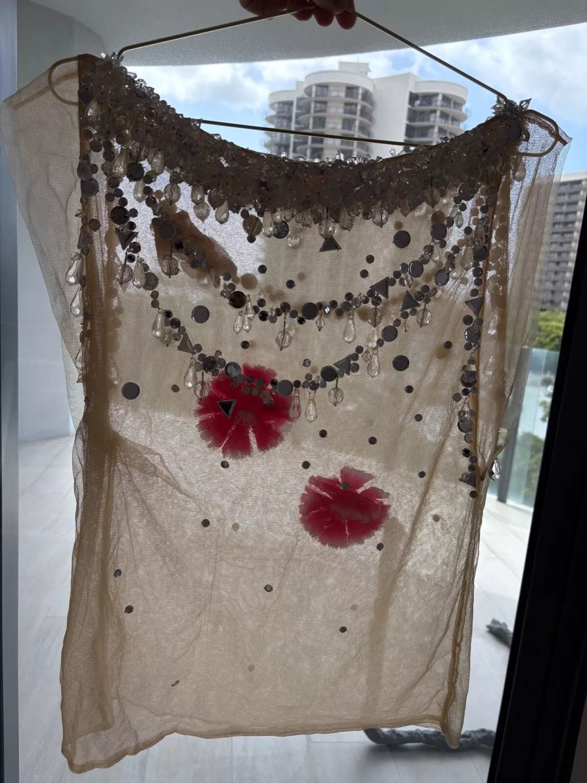 Matthew Williamson MATTHEW WILLIAMSON- One-of-a-kind beaded, embroidered halter Size XS / US 0-2 / IT 36-38 - 1 Thumbnail