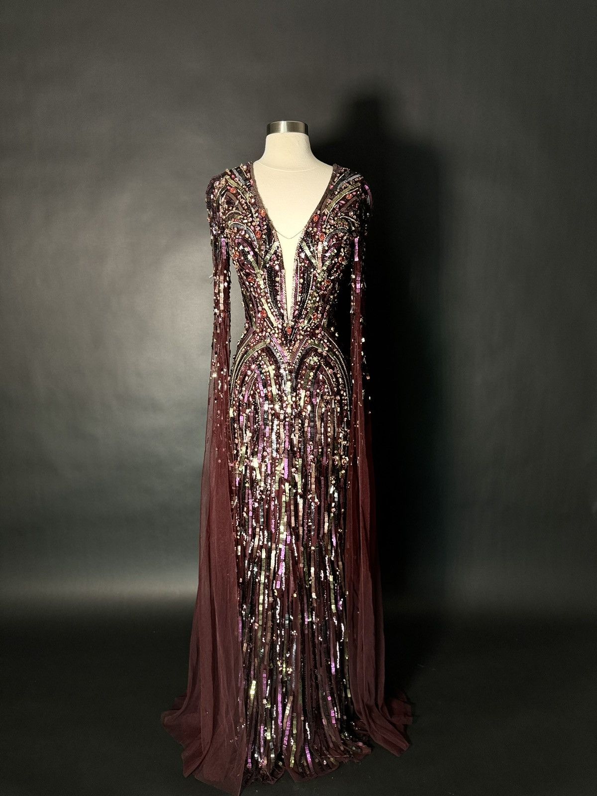 Jenny Packham Brand New US 14 JENNY PACKHAM Evening Gown Size XL / US 12-14 / IT 48-50 - 2 Thumbnail
