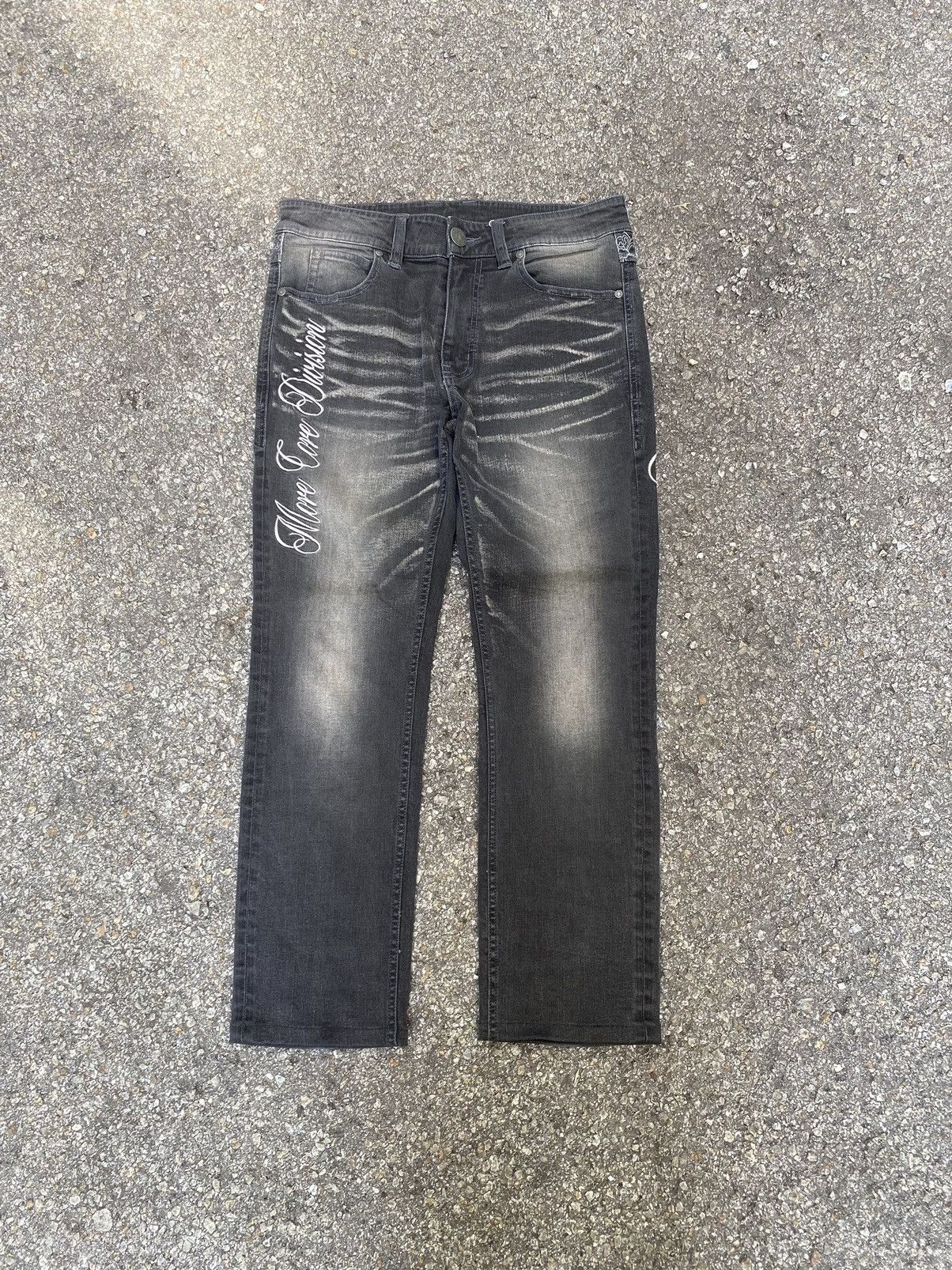 Hysteric Glamour MCD Jeans Embroidered Punk Style Denim Size US 30 / EU 46 - 6 Thumbnail