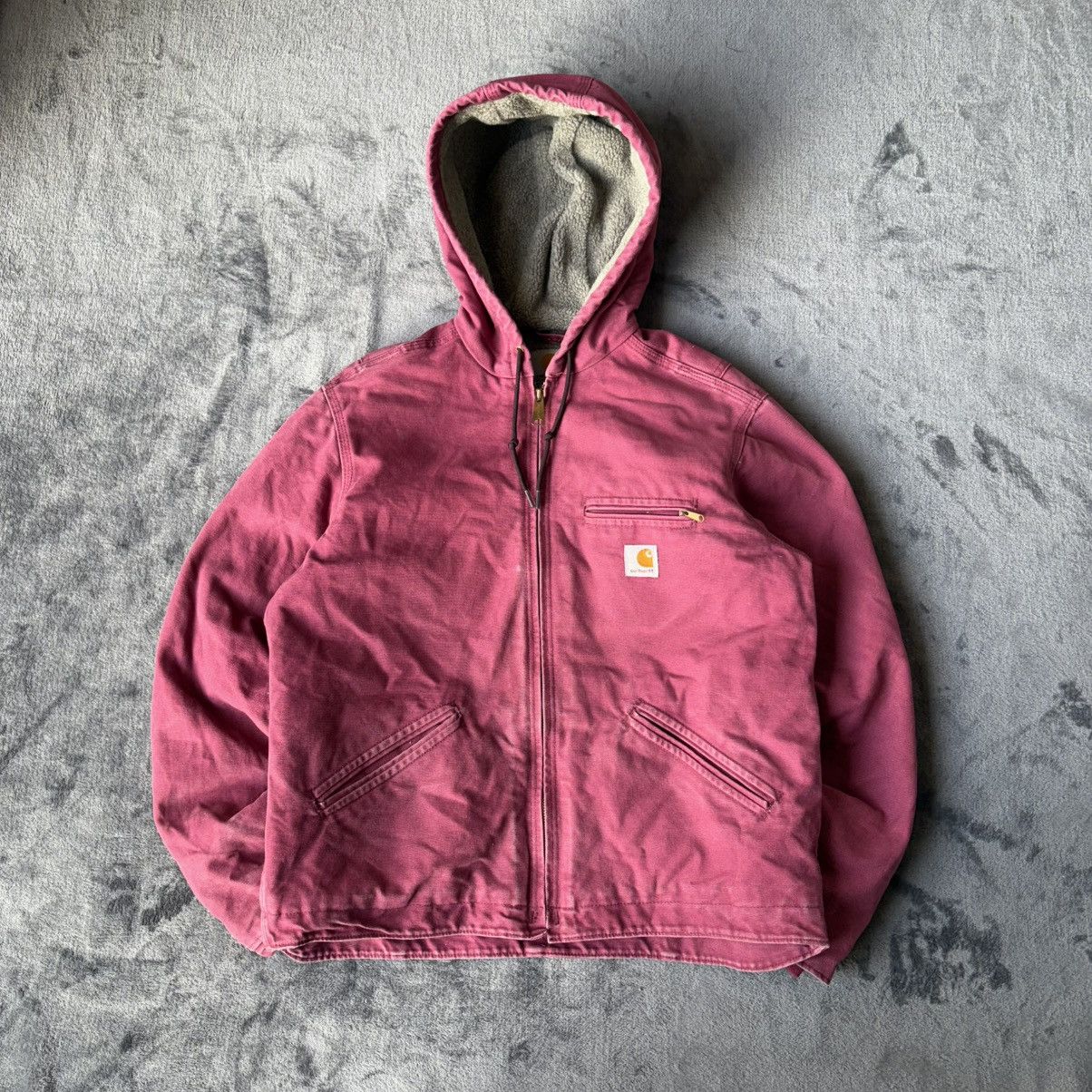 Carhartt WJ141 648 PINK CARHARTT CANVAS JACKET Size US M / EU 48-50 / 2 - 1 Thumbnail