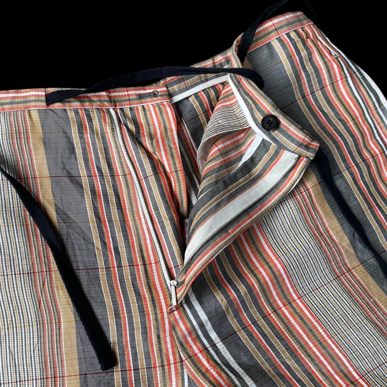 Jil Sander Authentic Jil Sander SS19 Rainbow Striped Linen&Viscose Size US 36 / EU 52 - 8 Thumbnail