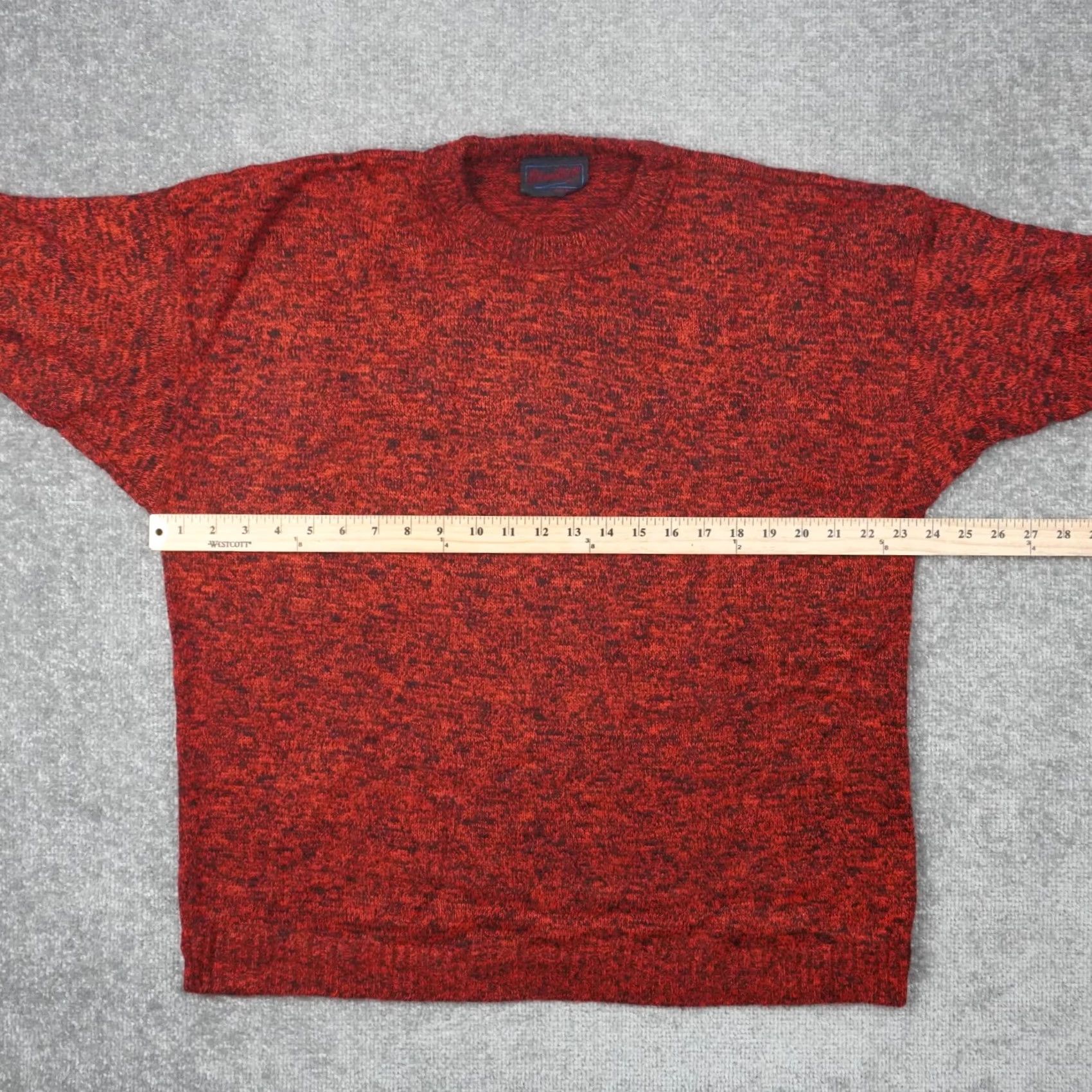 Vintage VINTAGE Electric Sweater Mens Large Red Knit Mid Length Sleeve Made in USA Size US L / EU 52-54 / 3 - 4 Thumbnail