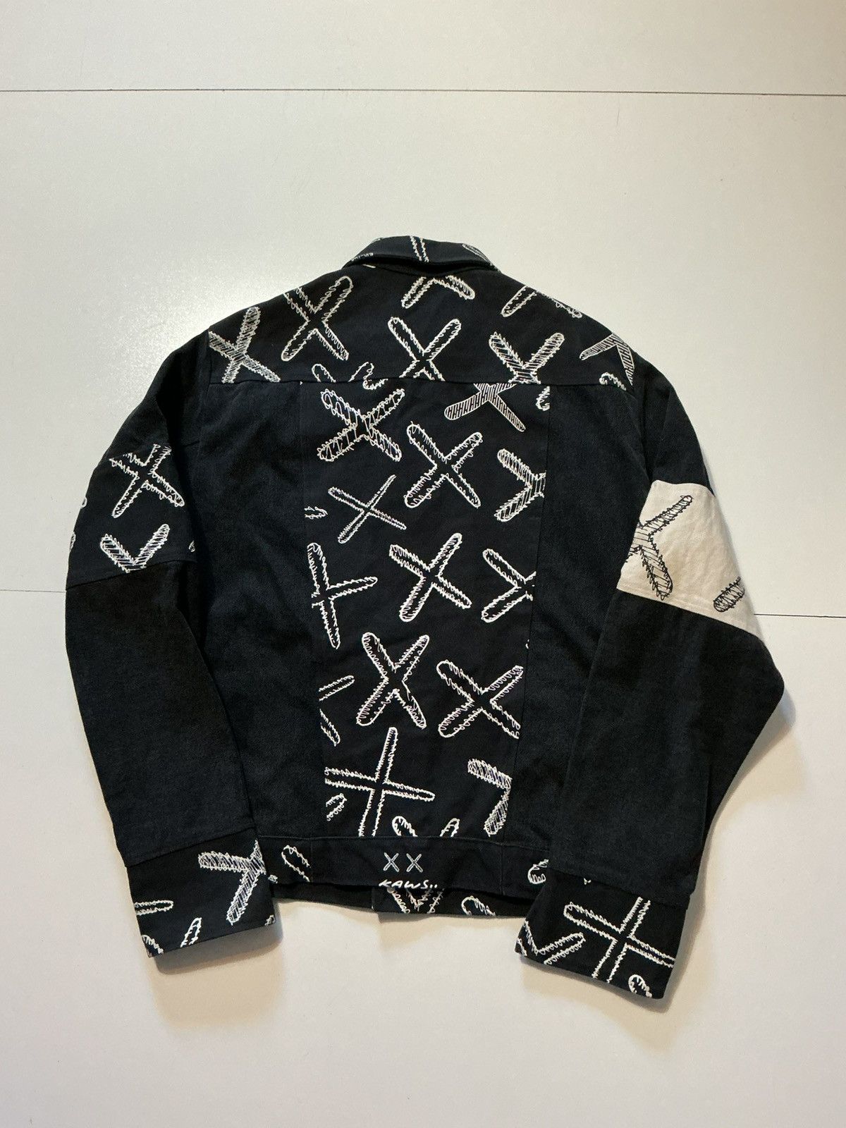 Kaws Kaws X Art Custom Made Sample Denim Jean Trucker Jacket Size US M / EU 48-50 / 2 - 2 Thumbnail