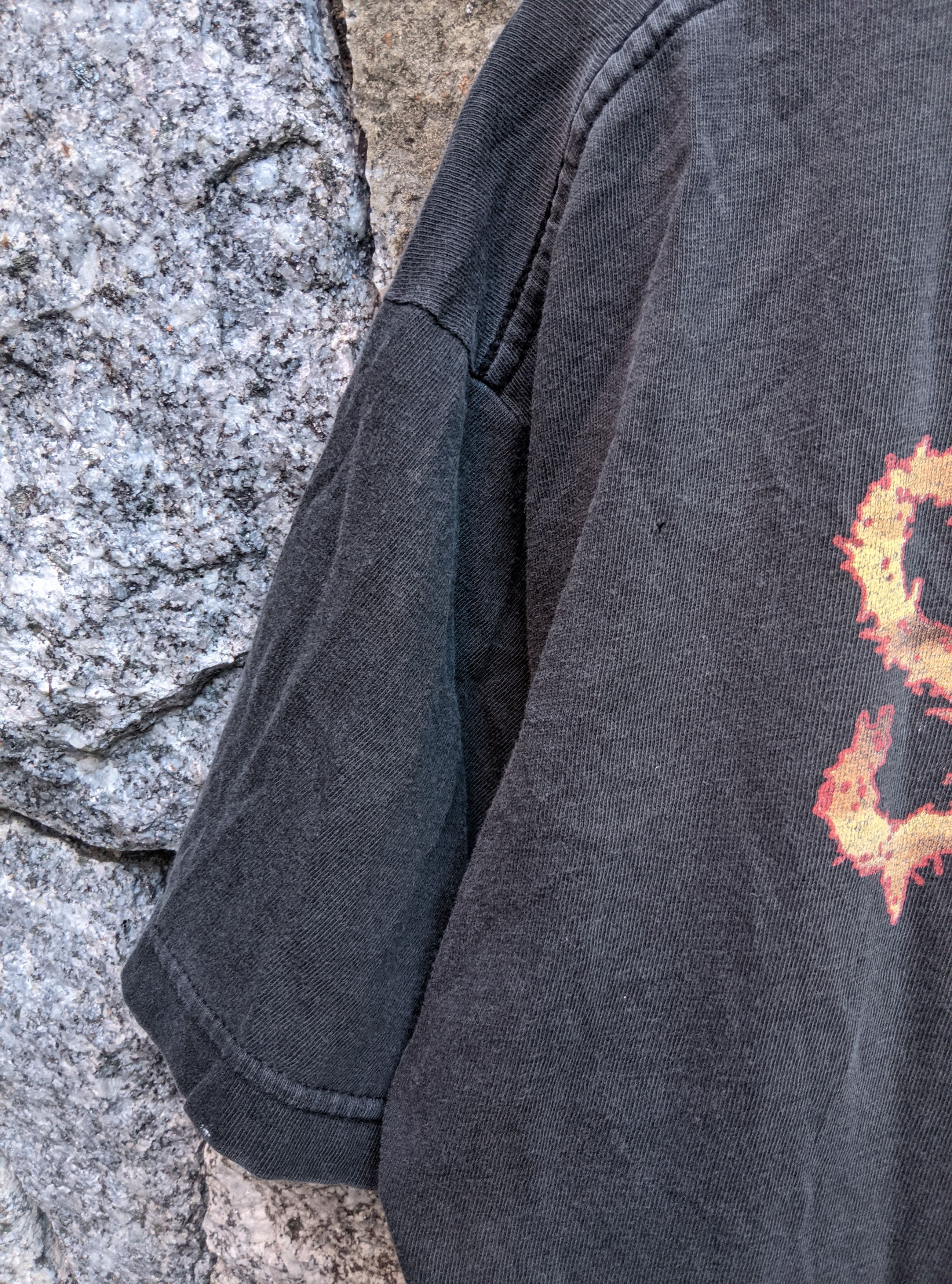 Band Tees Vintage 2000 thrashed Slipknot nu metal distressed fade t Size US M / EU 48-50 / 2 - 15 Thumbnail