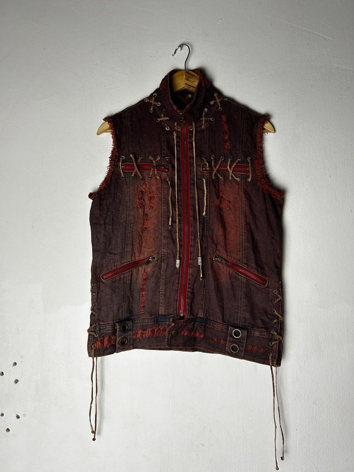 In the attic bondage vest seditionaries japanese punk style
