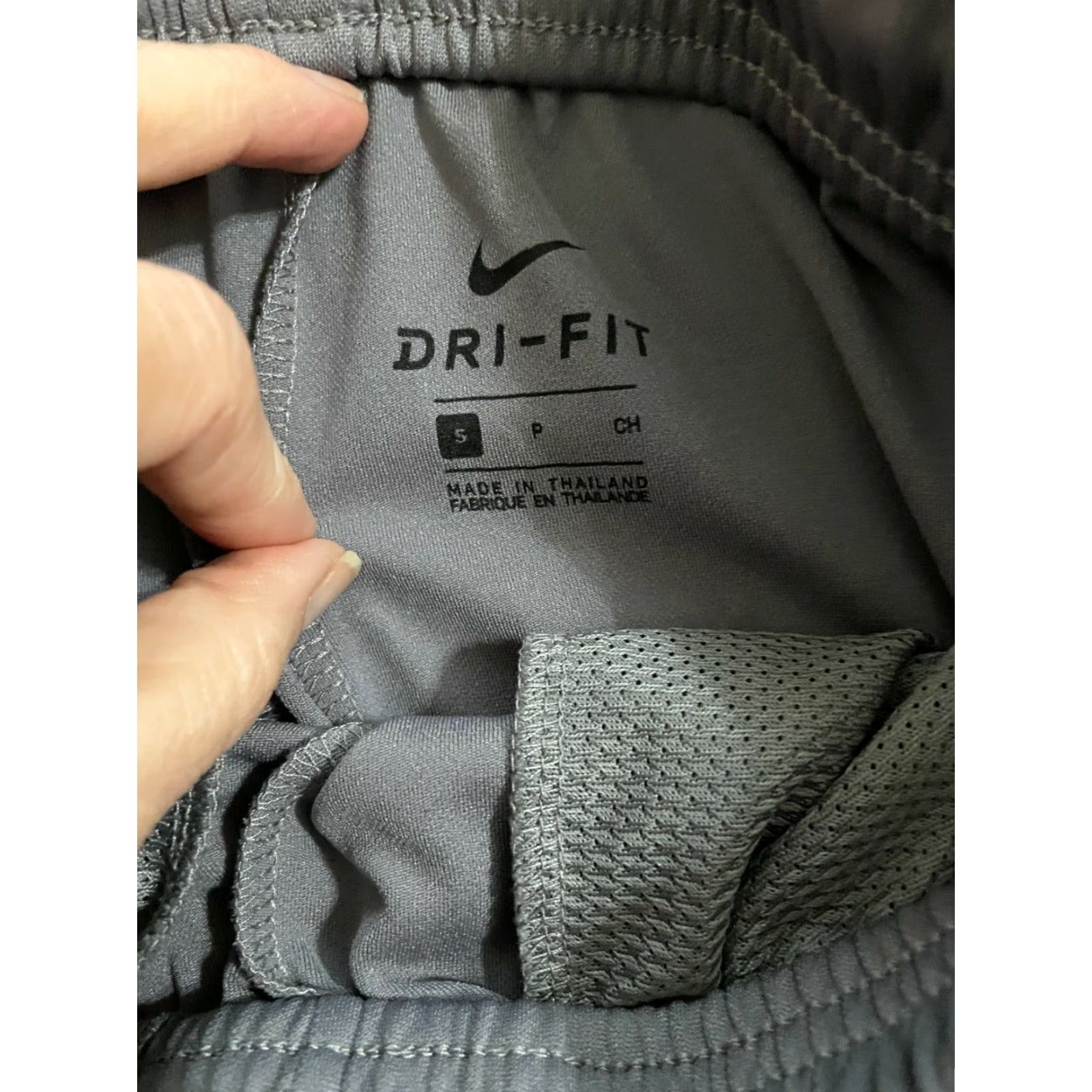 Nike Nike Dri-Fit Joggers Men Small Gray Nike Logo Black Size US 29 - 6 Thumbnail
