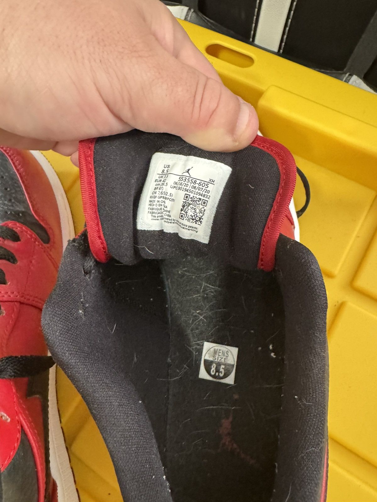 Jordan Brand Jordan Red and Black Sneakers Size US 8.5 / EU 41-42 - 6 Thumbnail