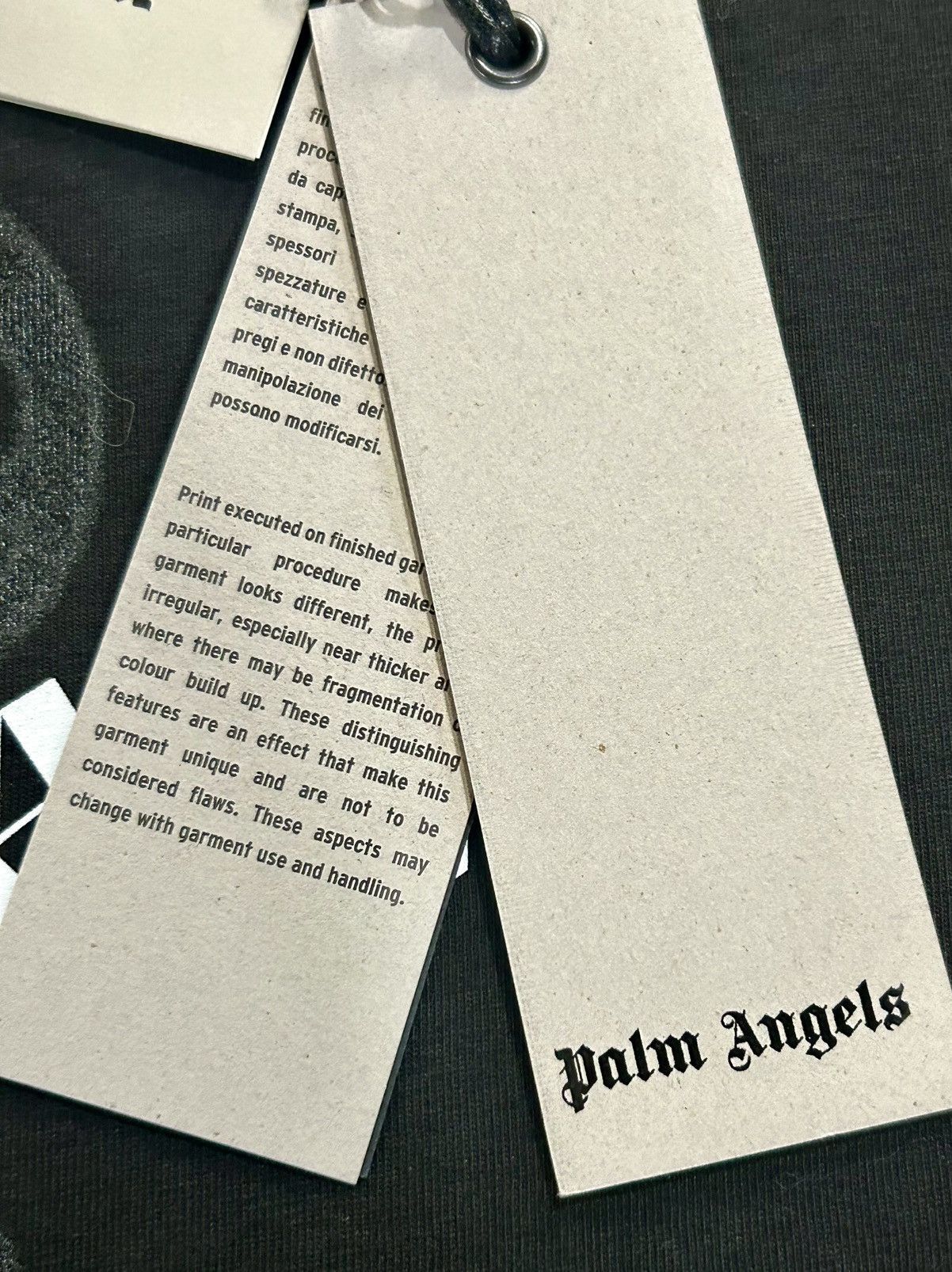 Palm Angels Palm Angels - Paris Monogram Spray Tee – Black Size “Medium” Size US M / EU 48-50 / 2 - 5 Thumbnail