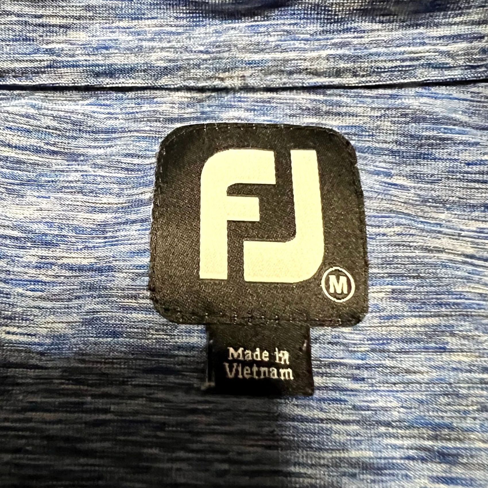 Footjoy Footjoy Polo Shirt Mens Medium Blue Performance Golf Heather Mens Size US M / EU 48-50 / 2 - 6 Thumbnail