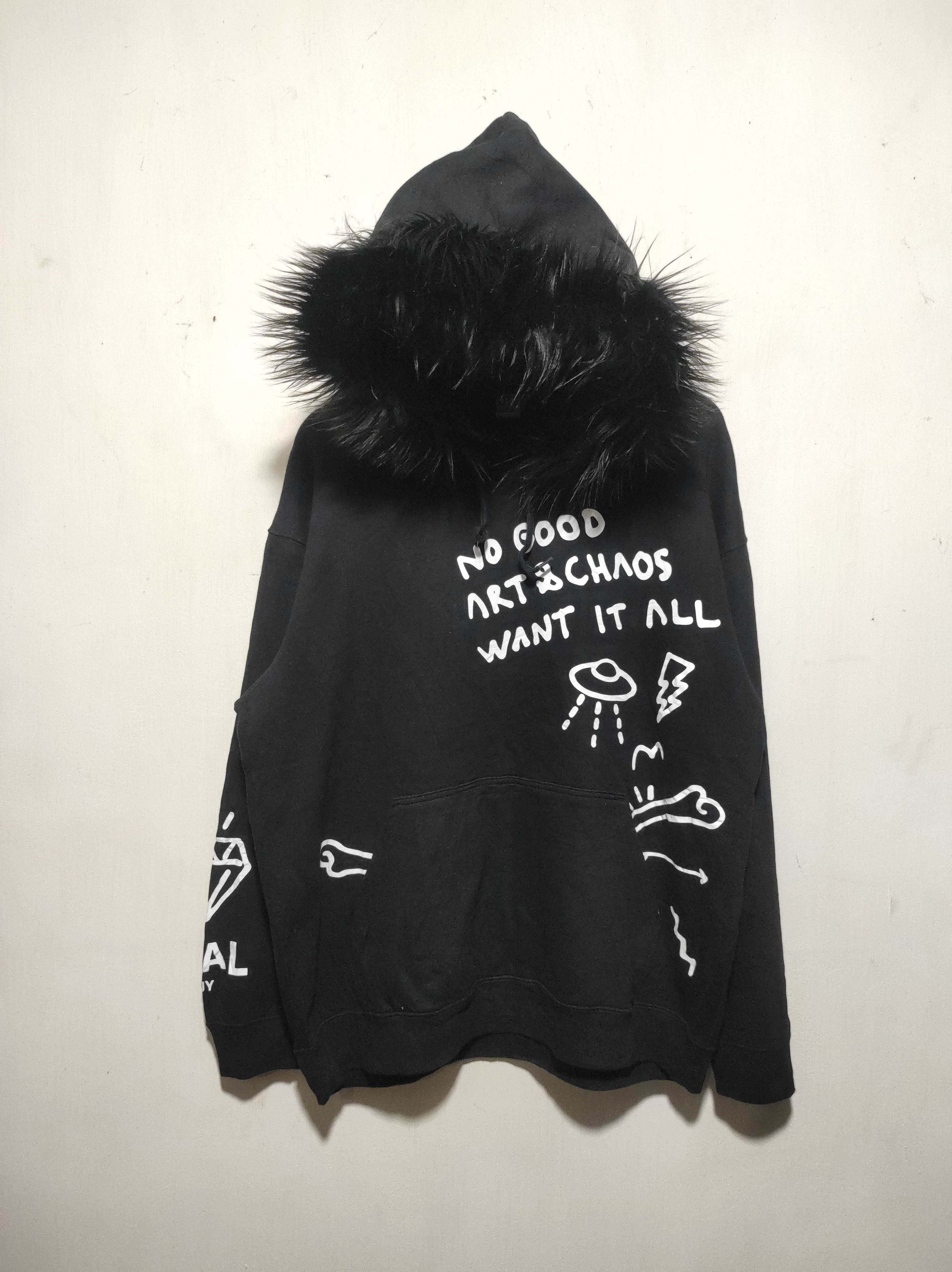 Le Grande Bleu (L.G.B.) UT Uniqlo Trouble Andrew Fur Hoodie i6w9 Lgb Style Size US XL / EU 56 / 4 - 2 Thumbnail