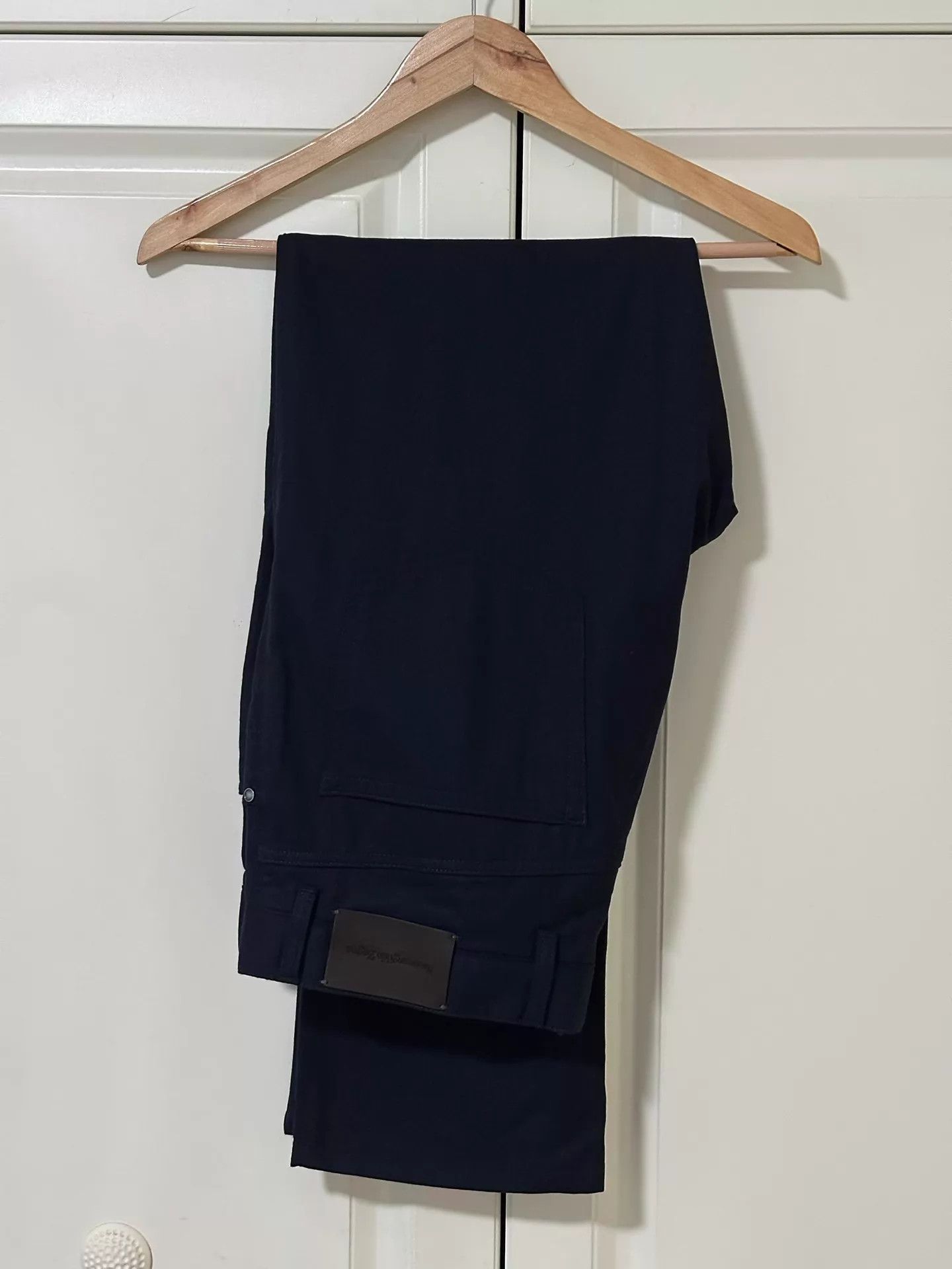 Ermenegildo Zegna Zegna 5 - Pocket Wool Flannel Semi - Business Pants Navy Size US 36 / EU 52 - 1 Thumbnail
