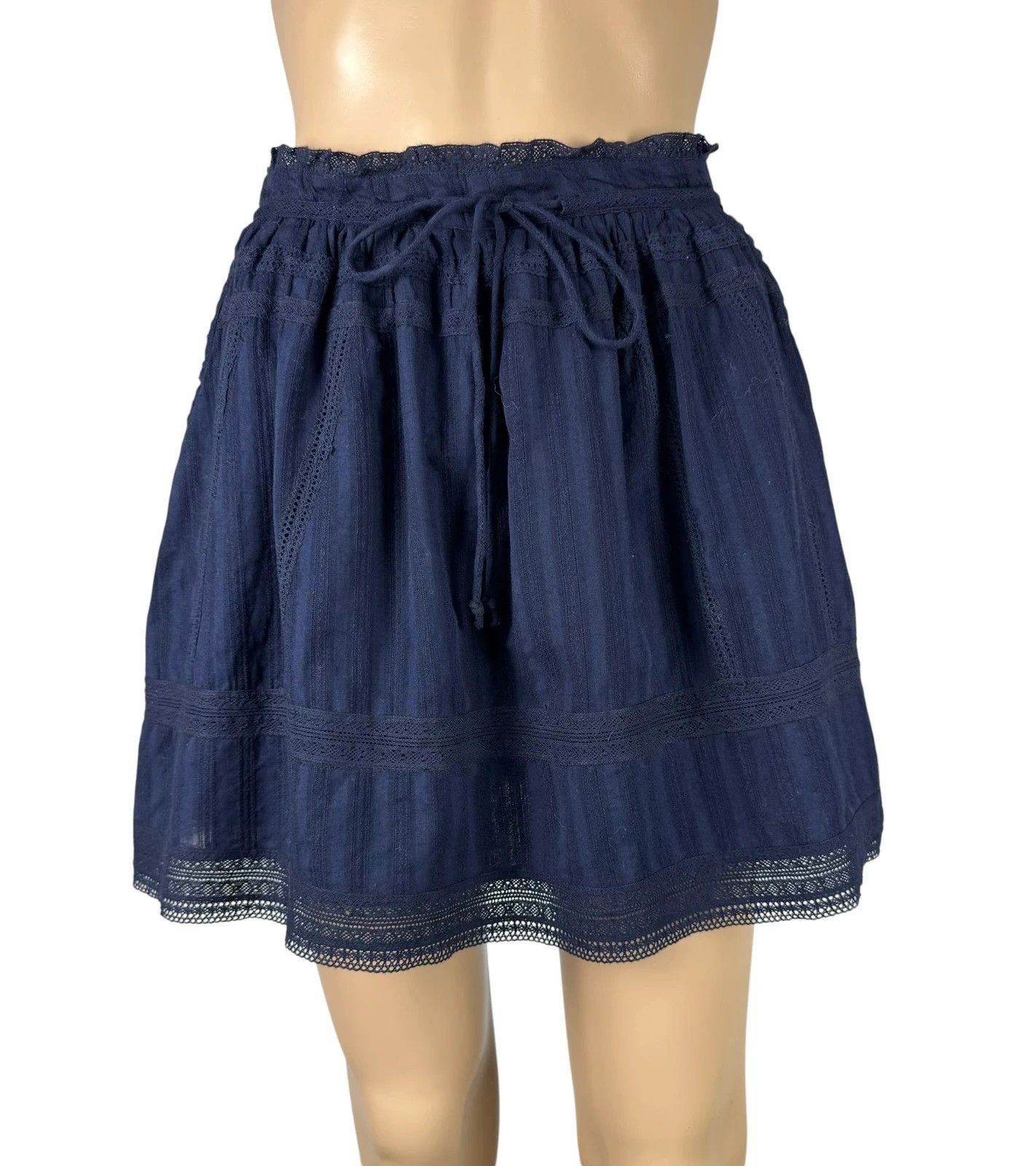Zadig & Voltaire Zadig & Voltaire Joxini Mini Skirt Lace Cotton size 36 Size 26" / US 2 / IT 38 - 1 Thumbnail