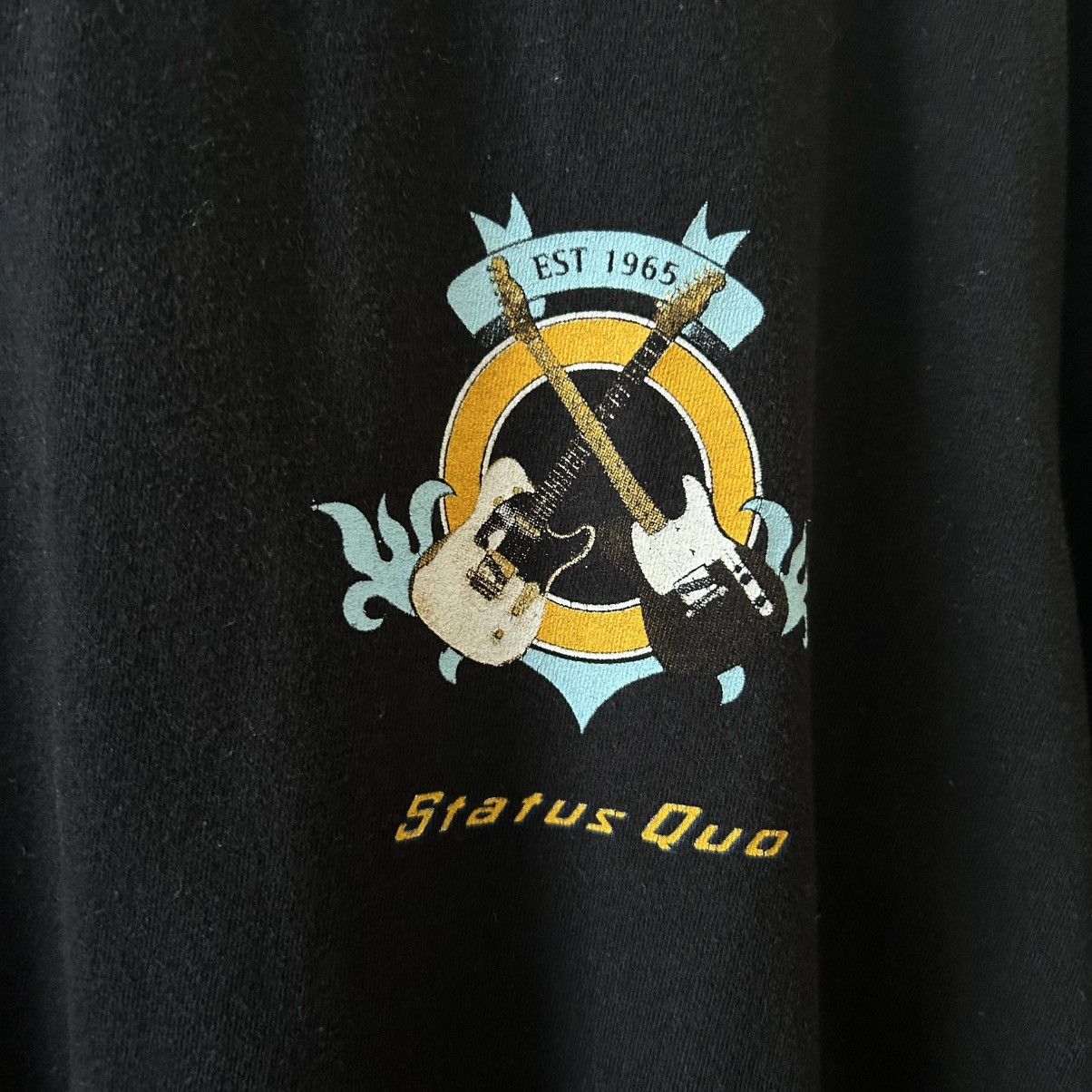 Band Tees Vintage Status Quo Small Logo 2000’s Rock Band tee size M Size US M / EU 48-50 / 2 - 3 Thumbnail