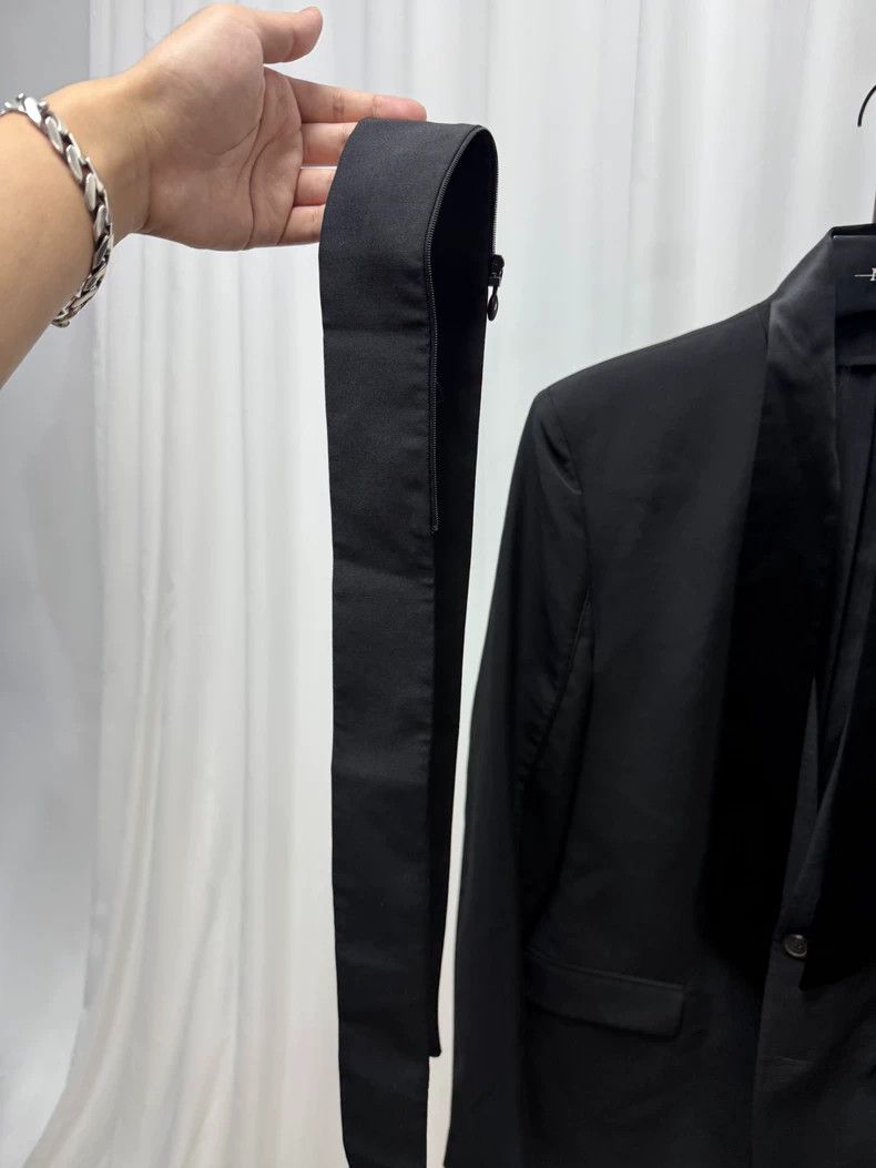 Maison Margiela Masion margiela Scarf collarless blazer Size 48R - 3 Thumbnail