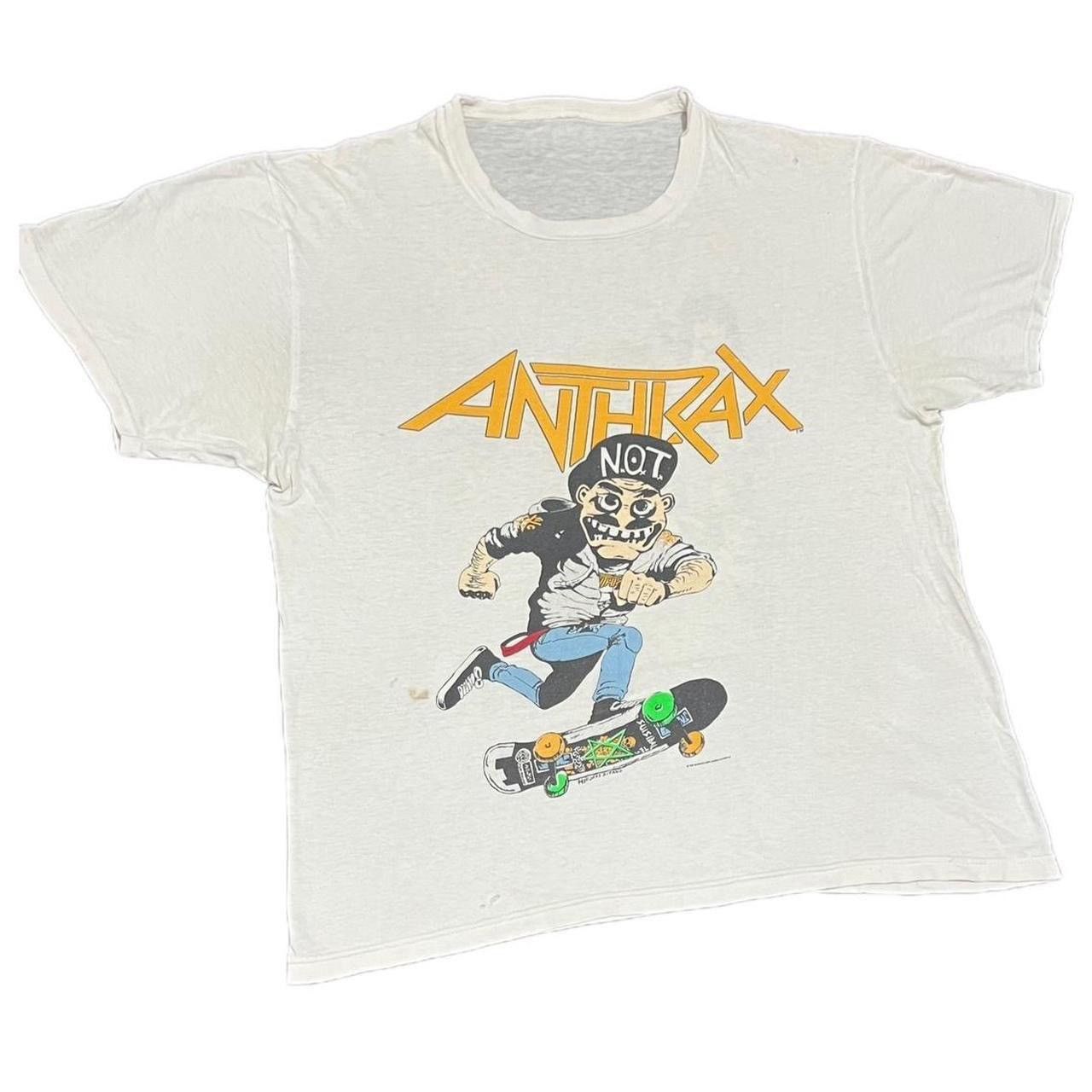 Vintage ANTHRAX 1987 Vintage T-Shirt Mosh It Up Size US M / EU 48-50 / 2 - 2 Thumbnail