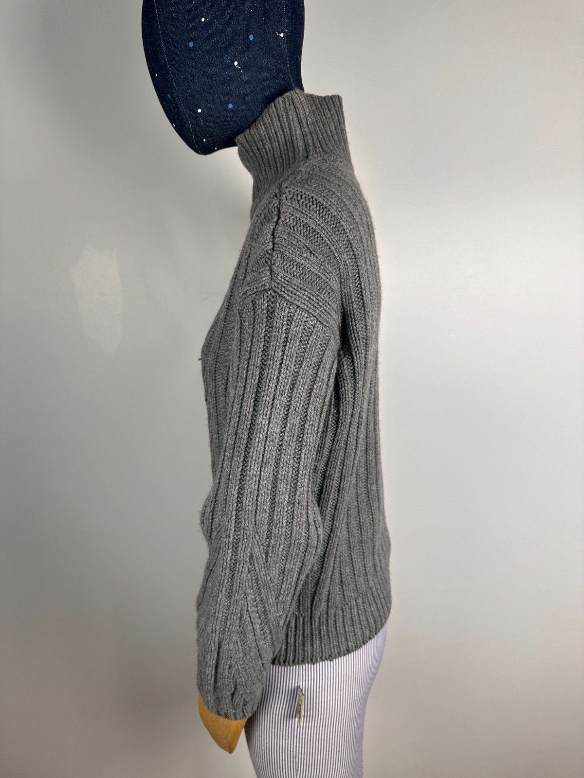 Massimo Dutti Massimo Dutti Italian Yarn Cable Knit Wool Jumper Sweater XS Size XS / US 0-2 / IT 36-38 - 4 Thumbnail