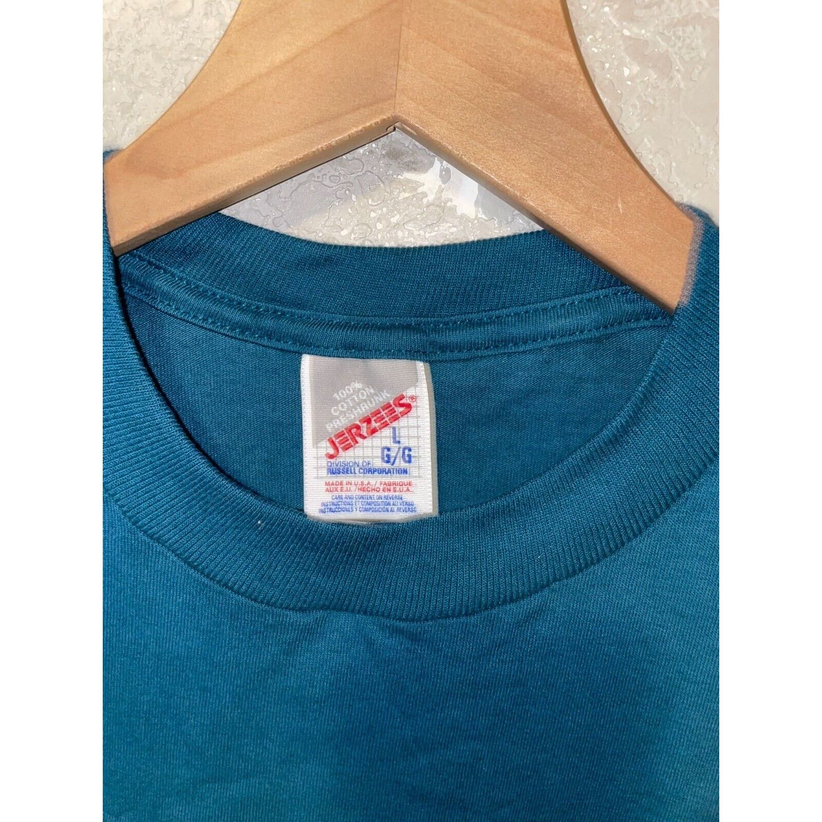 Jerzees Vintage Virginia Shirt Mountains Mountain Green Tee VTG 90s Size US L / EU 52-54 / 3 - 7 Thumbnail
