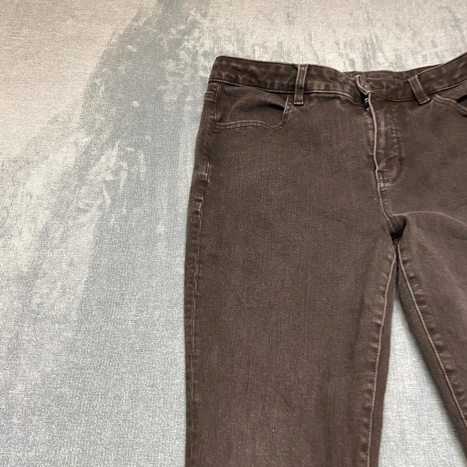 American Eagle Outfitters VINTAGE American Eagle Outfitters Jeans Womens 14 31x29.5 Black Denim High Rise Skinny Leg Size 36" / US 14 / IT 50 - 4 Thumbnail