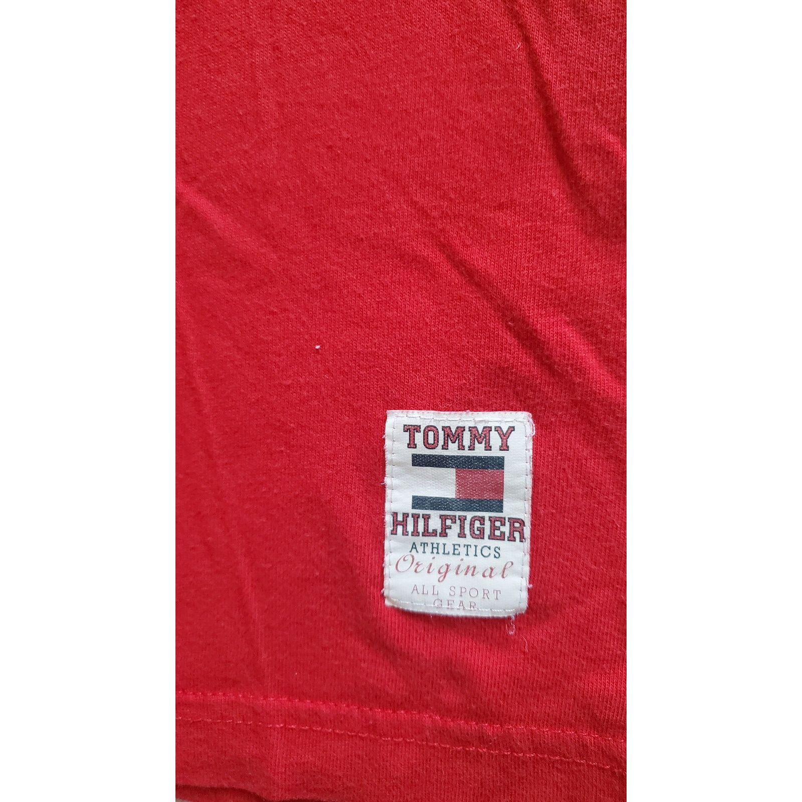Tommy Hilfiger Y2K Tommy Hilfiger Made in USA Red Sleeveless Tank Top Shirt Size XL / US 12-14 / IT 48-50 - 4 Thumbnail