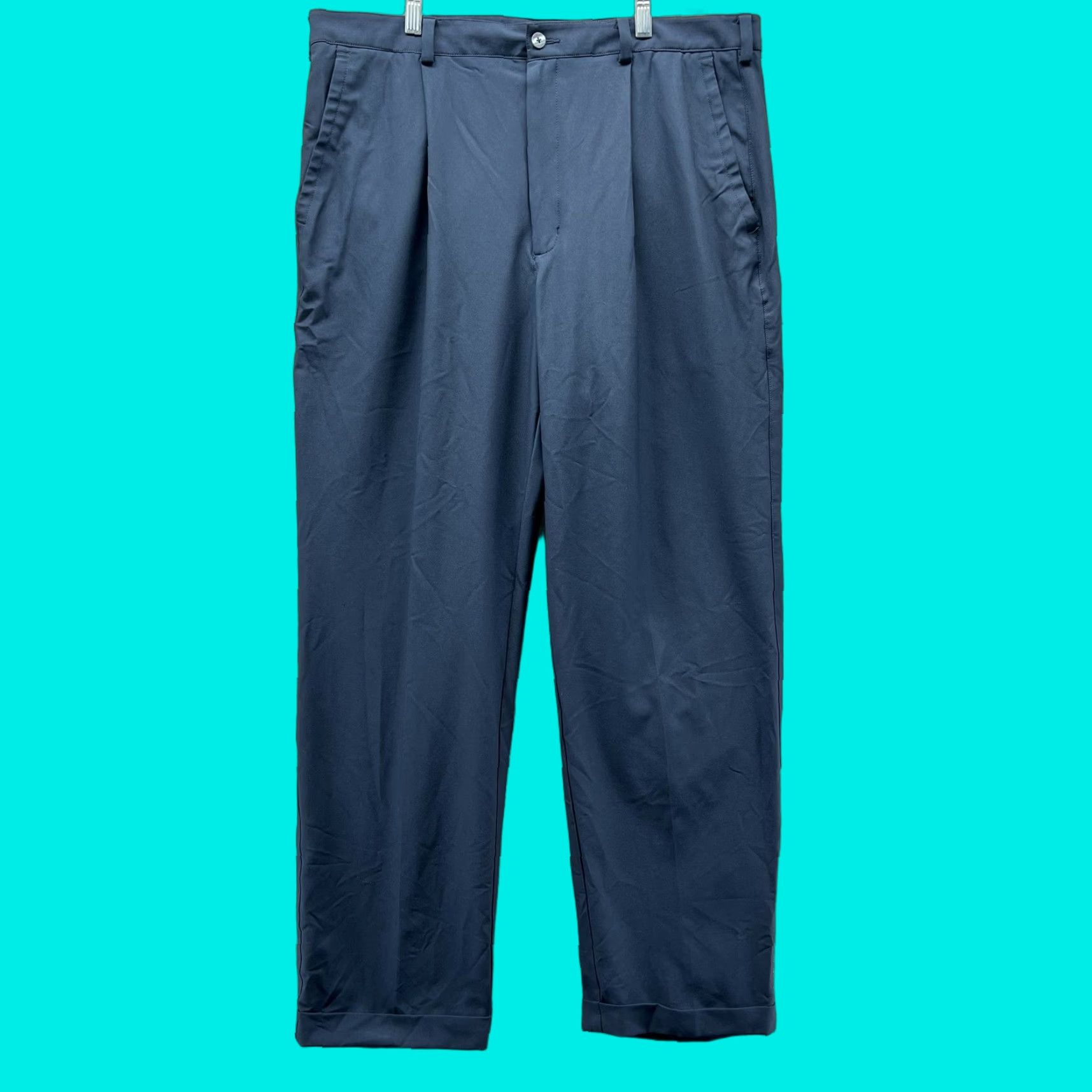 Nike Nike Golf Pants Mens 38x32 Blue Dri-FIT Stretch Khakis Trousers Size US 38 / EU 54 - 1 Thumbnail