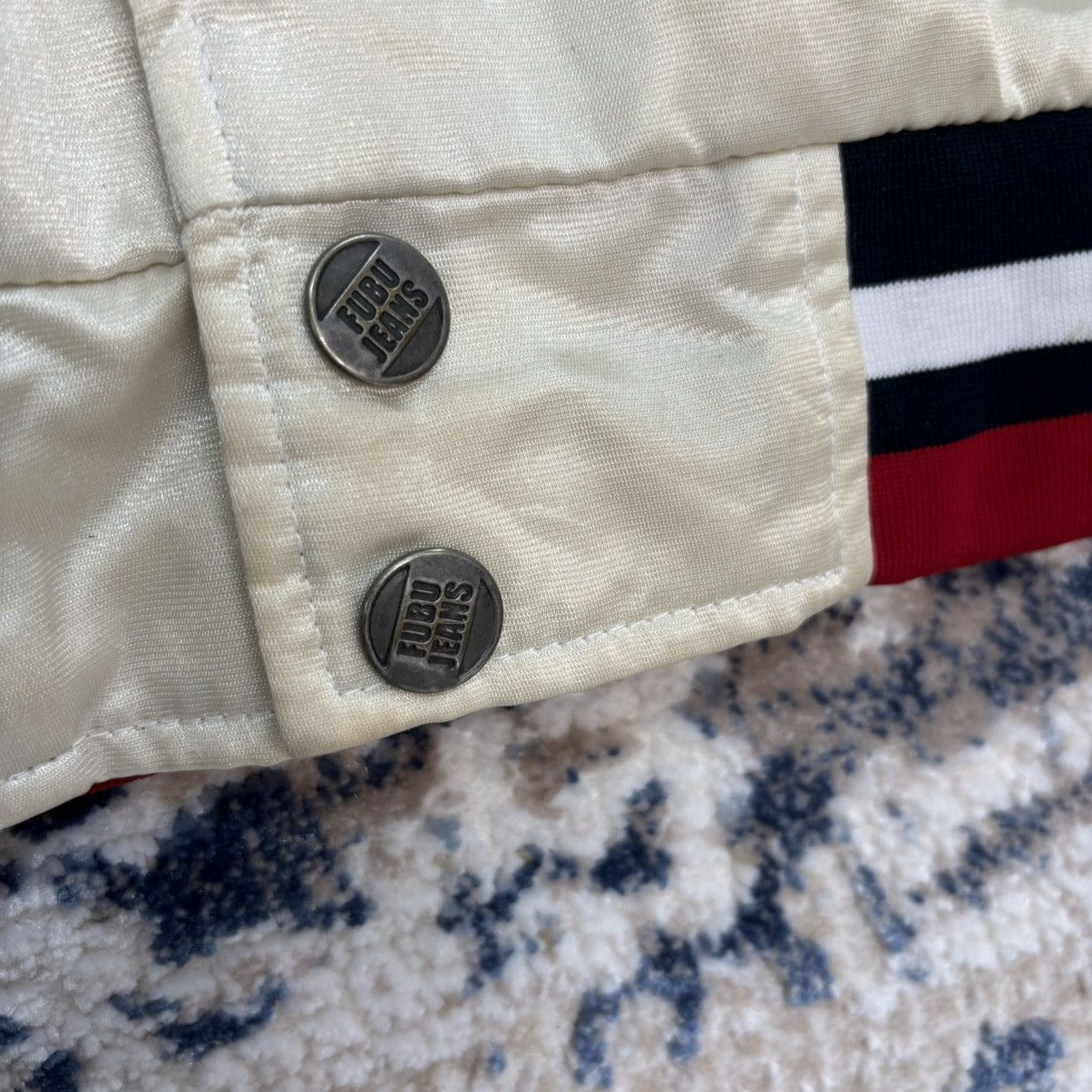 Fubu × Vintage Vintage FUBU Jeans Light Bomber Jacket Size US XL / EU 56 / 4 - 6 Thumbnail
