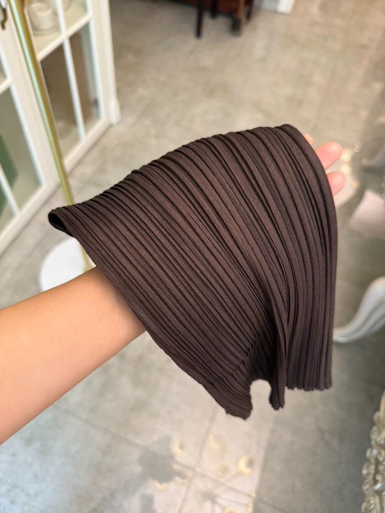 Issey Miyake Issey Miyake size:3 Coffee-colored pleated long sleeves Size XS / US 0-2 / IT 36-38 - 7 Thumbnail