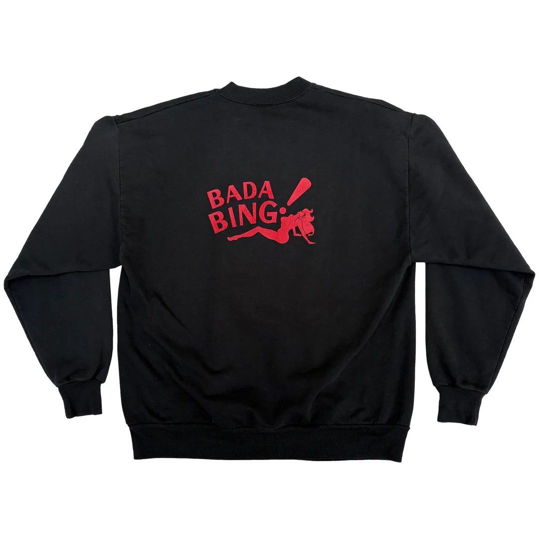 Vintage The Sopranos 2001 Vintage HBO Bada Bing TV Series Sweatshirt Size US L / EU 52-54 / 3 - 2 Thumbnail
