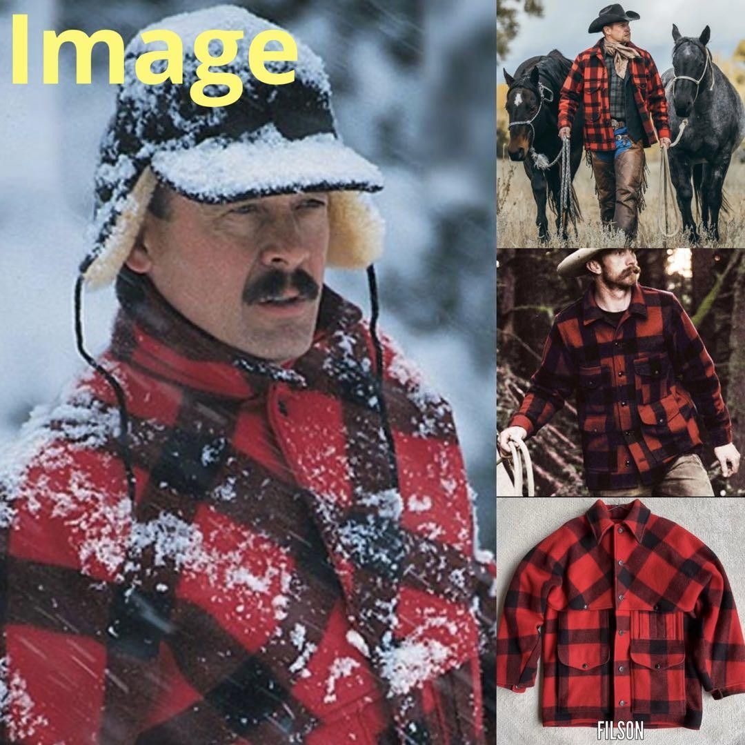 Filson RARE VINTAGE FILSON PIRATE CRUISER PLAID VIRGIN WOOL Size US L / EU 52-54 / 3 - 4 Thumbnail