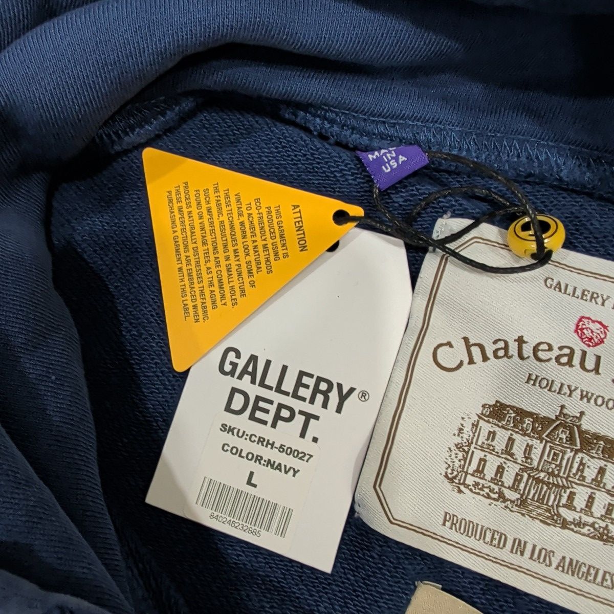 Gallery Dept. Gallery Dept Chateau Ranch Hoodie Navy Blue Size US L / EU 52-54 / 3 - 11 Thumbnail