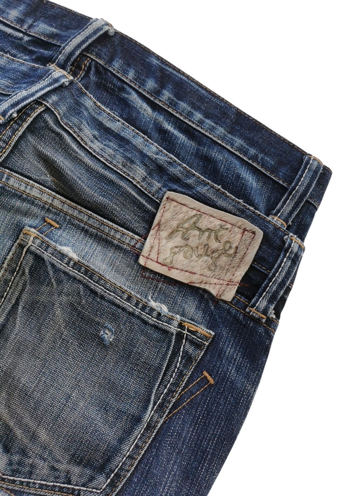 Japanese Brand Antgauge doublewaist jeans 🟦 A702 Size US 33 - 6 Thumbnail
