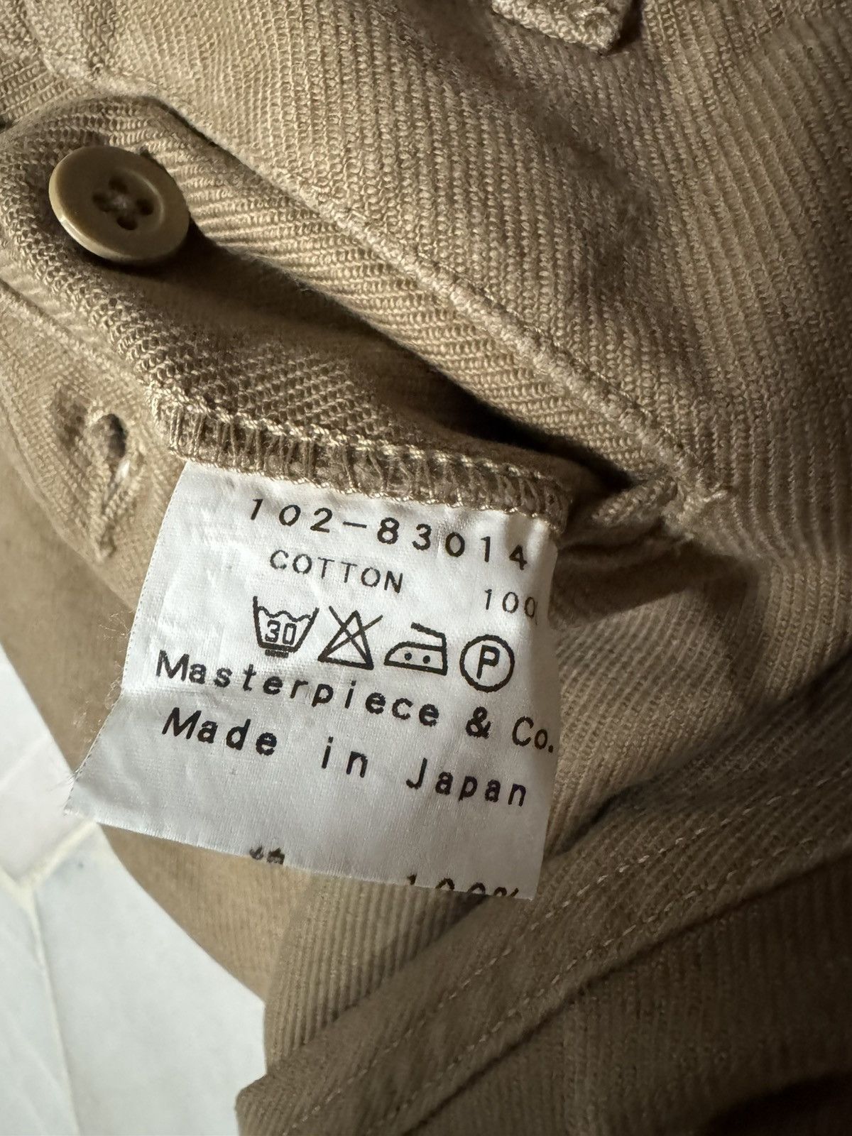 MasterPiece BAGGY WORKWEAR MASTERPIECE.CO POCKET PANTS MADE IN JAPAN Size US 29 - 9 Thumbnail