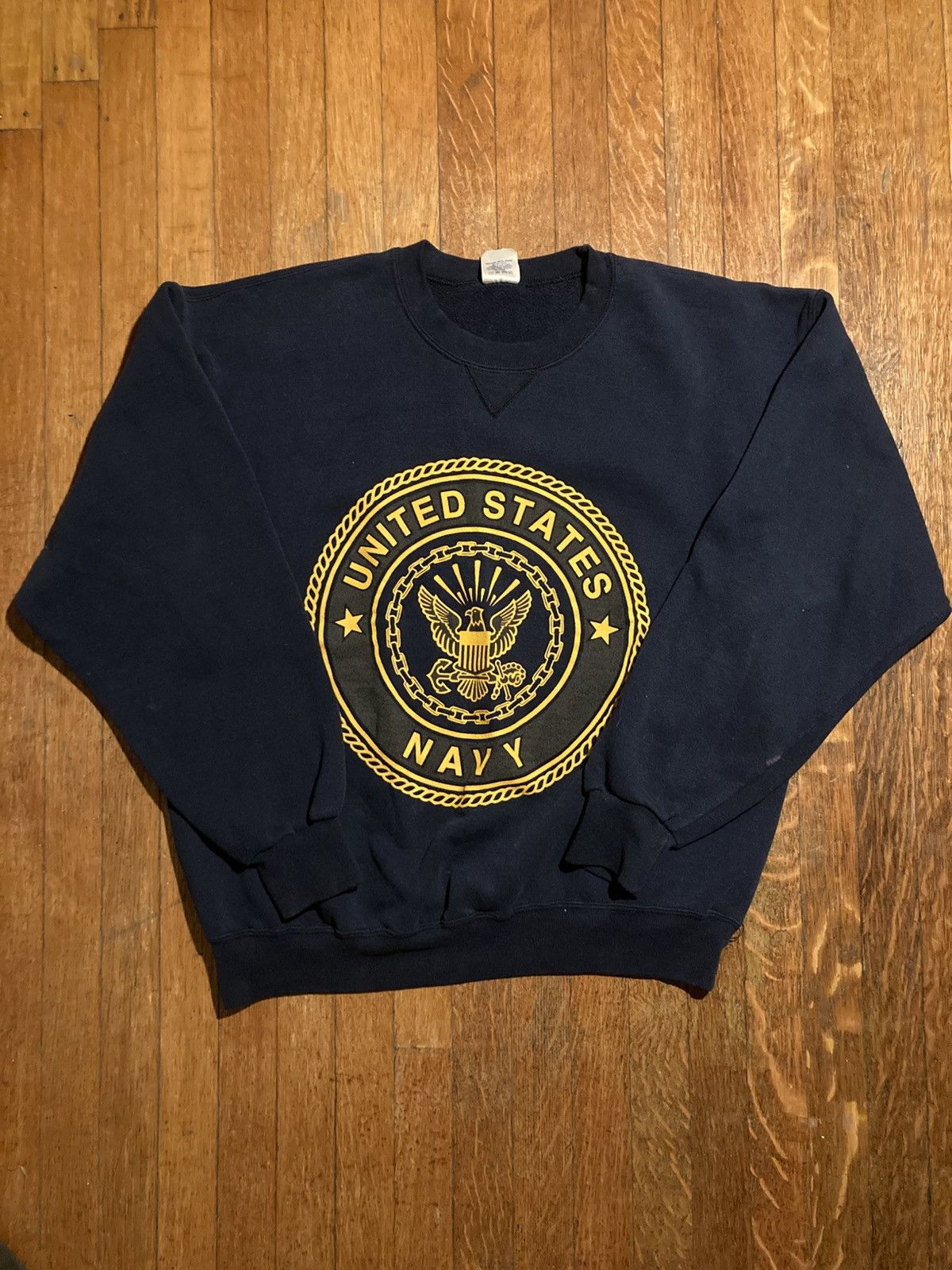 Soffe Vintage US Navy Crewneck Size US L / EU 52-54 / 3 - 1 Thumbnail