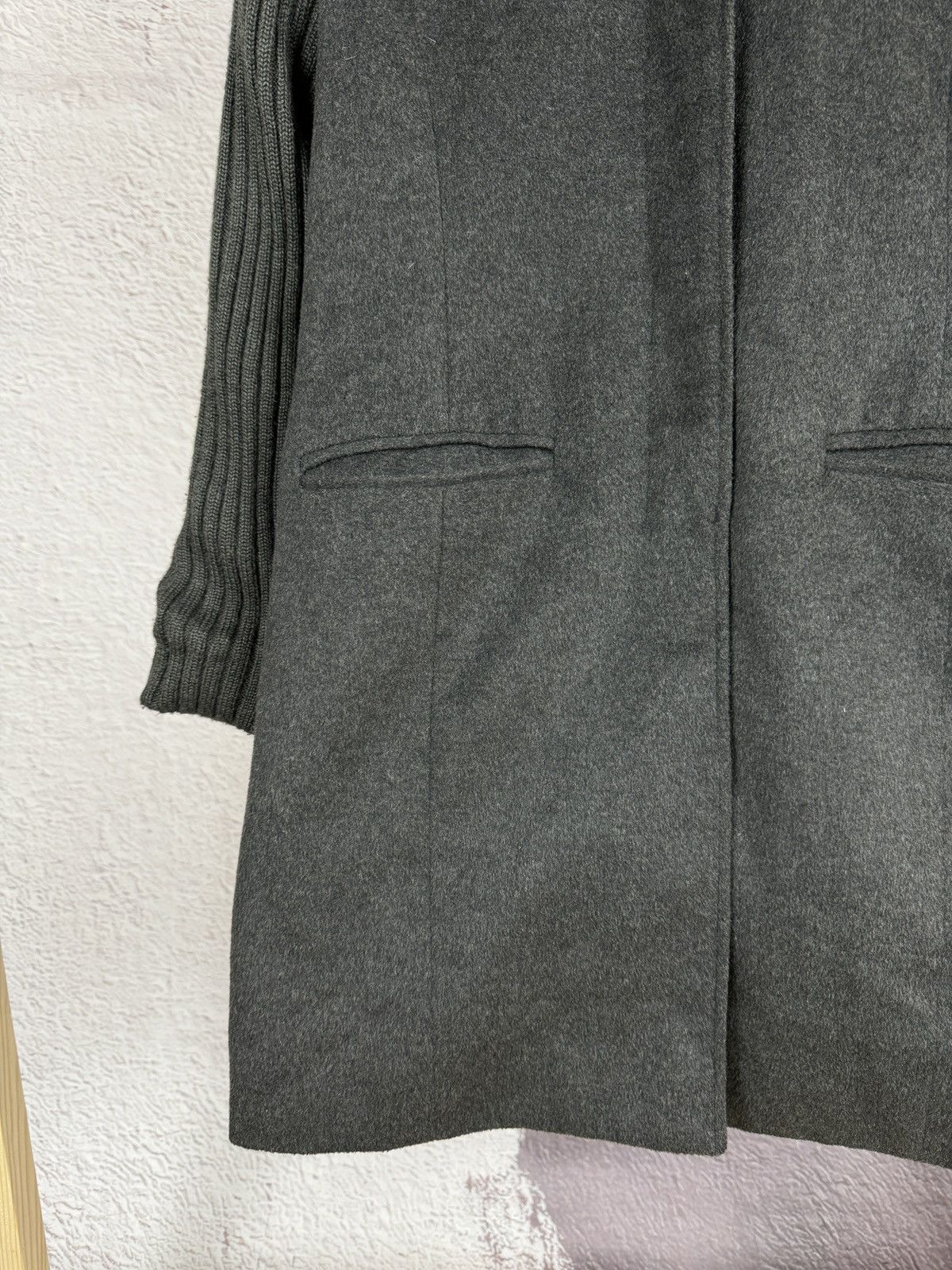 Japanese Brand A.R.T by Ofuon wool grey full zip hooded jacket coat Japan Size M / US 6-8 / IT 42-44 - 5 Thumbnail