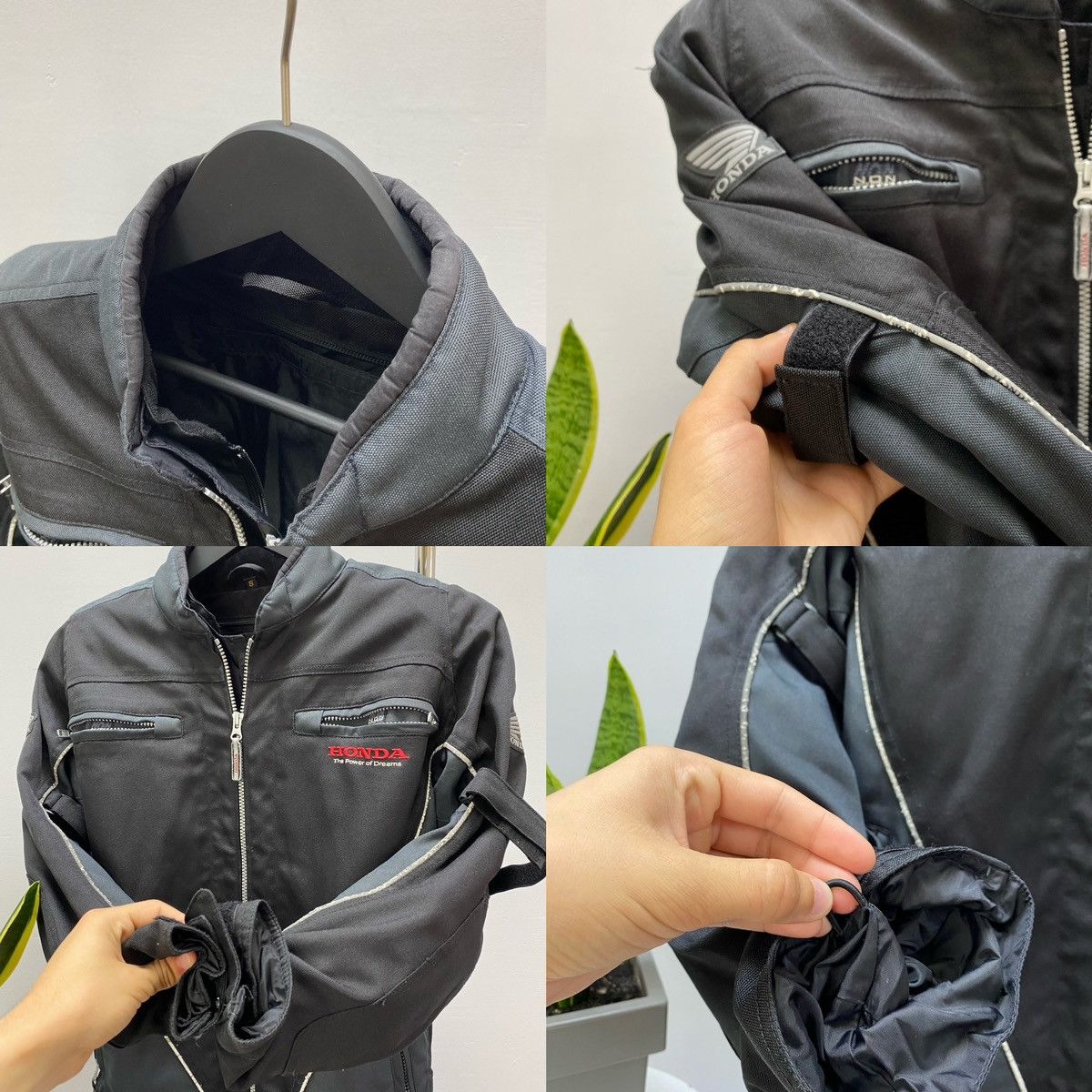 Honda HONDA RACING MOTO JACKET Y2K BOMBER NASCAR MARLBORO STYLE Size US S / EU 44-46 / 1 - 21 Thumbnail